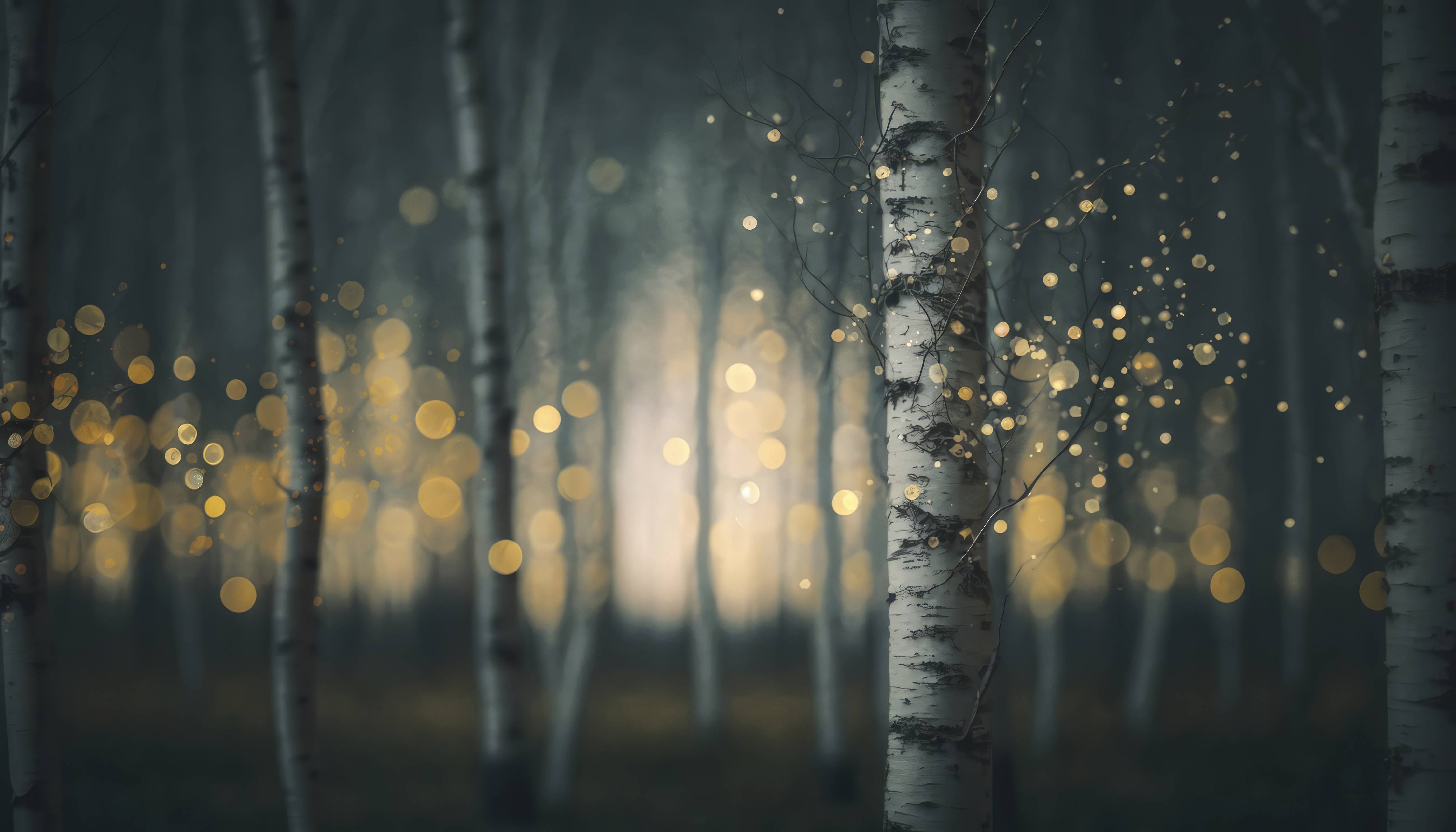 Kinderzimmer Wandgestaltung-Glühender Magischer Wald