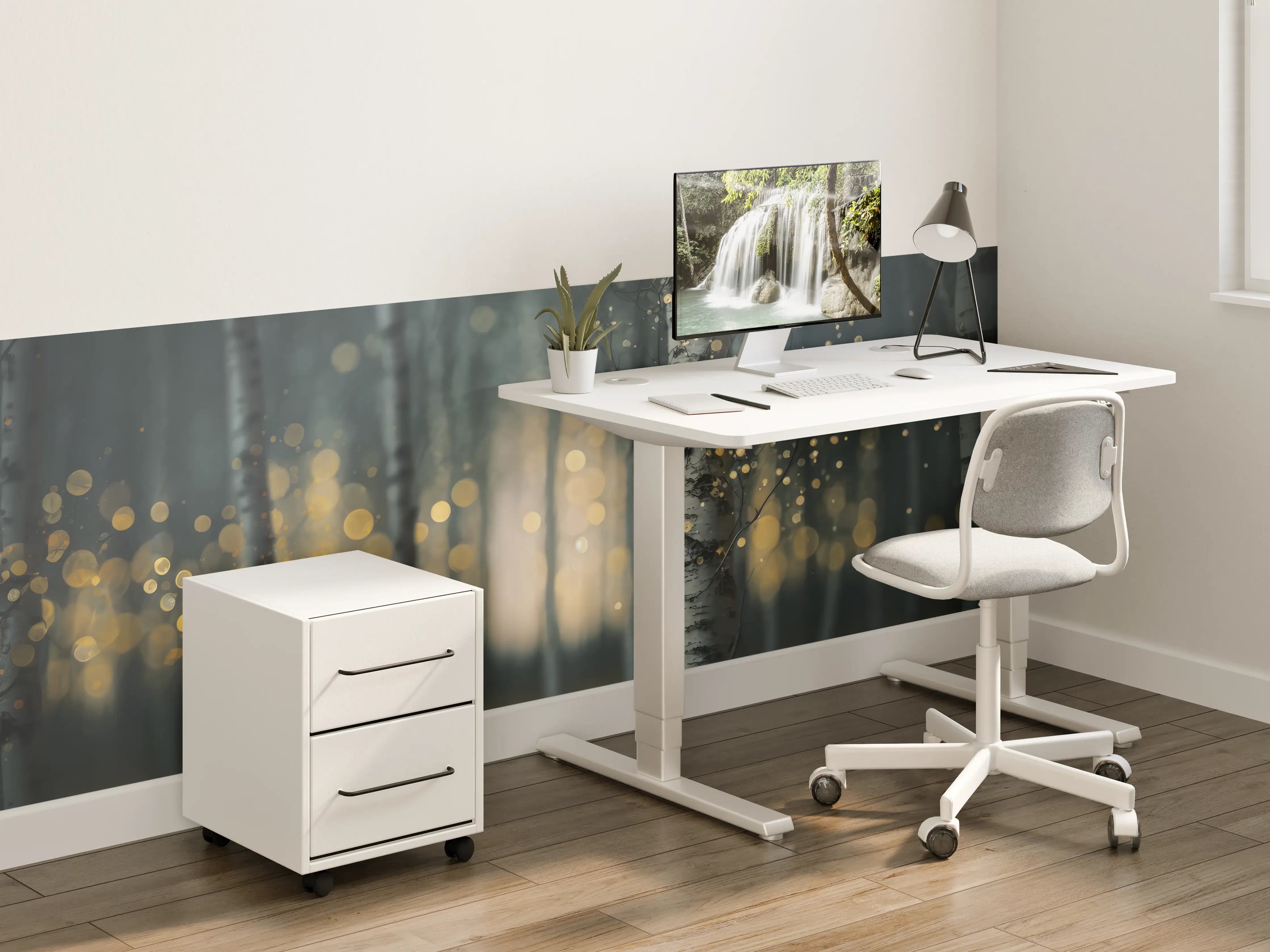 Kinderzimmer Wandgestaltung - Glühender Magischer Wald