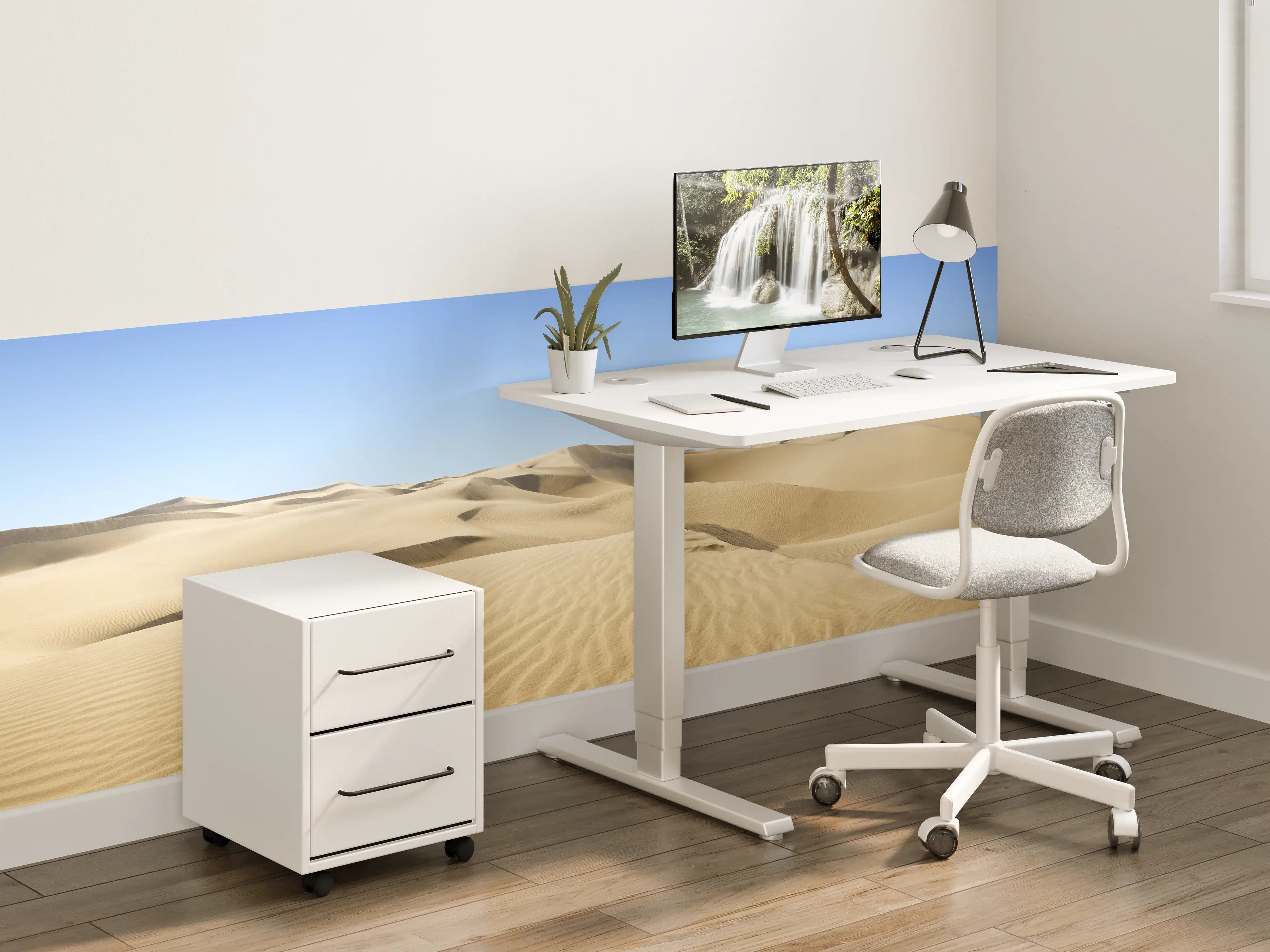 Kinderzimmer Wandgestaltung - Gold desert