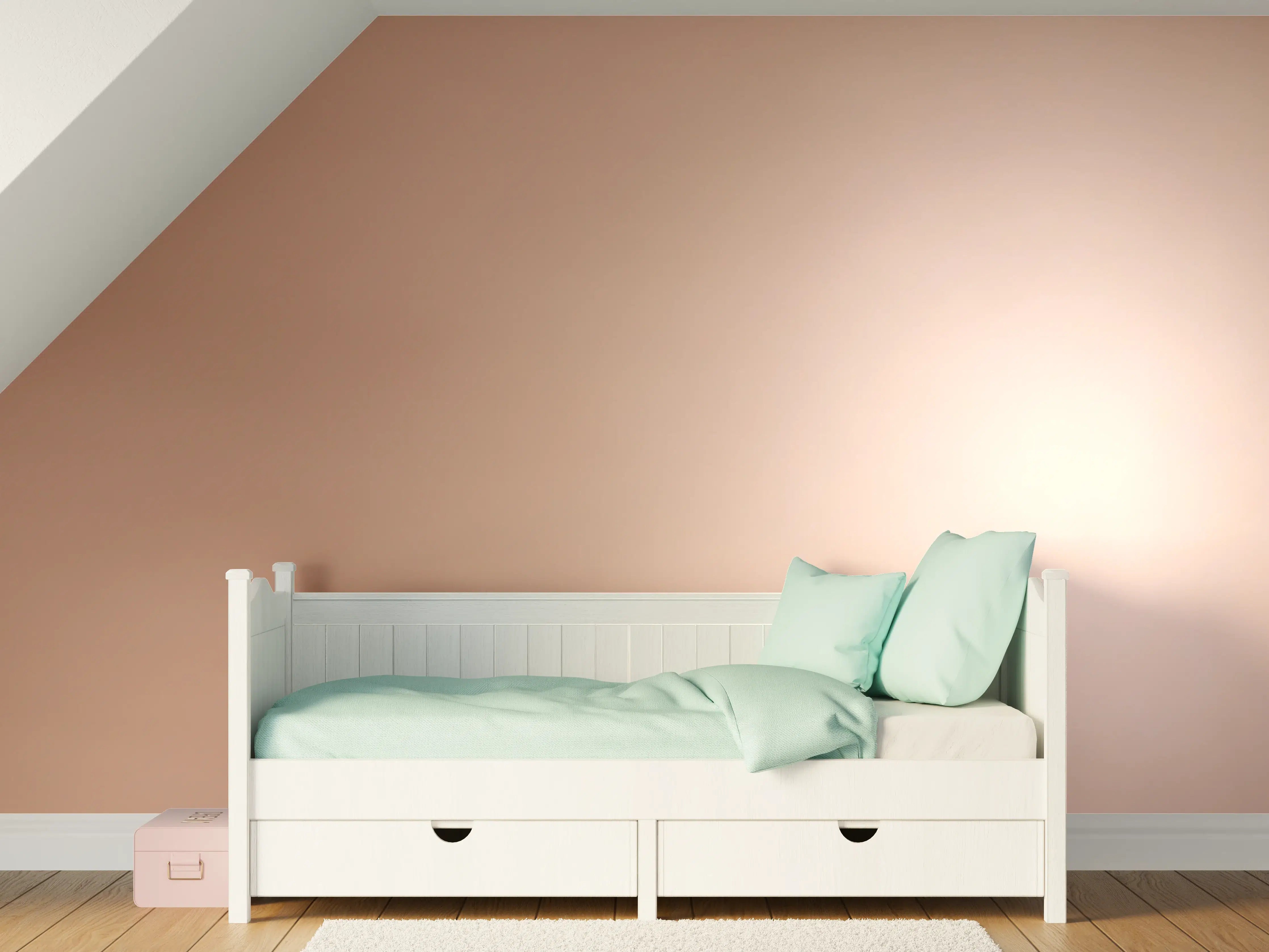 Kinderzimmer Wandgestaltung - Gradient Rose - Hintergrundtextur