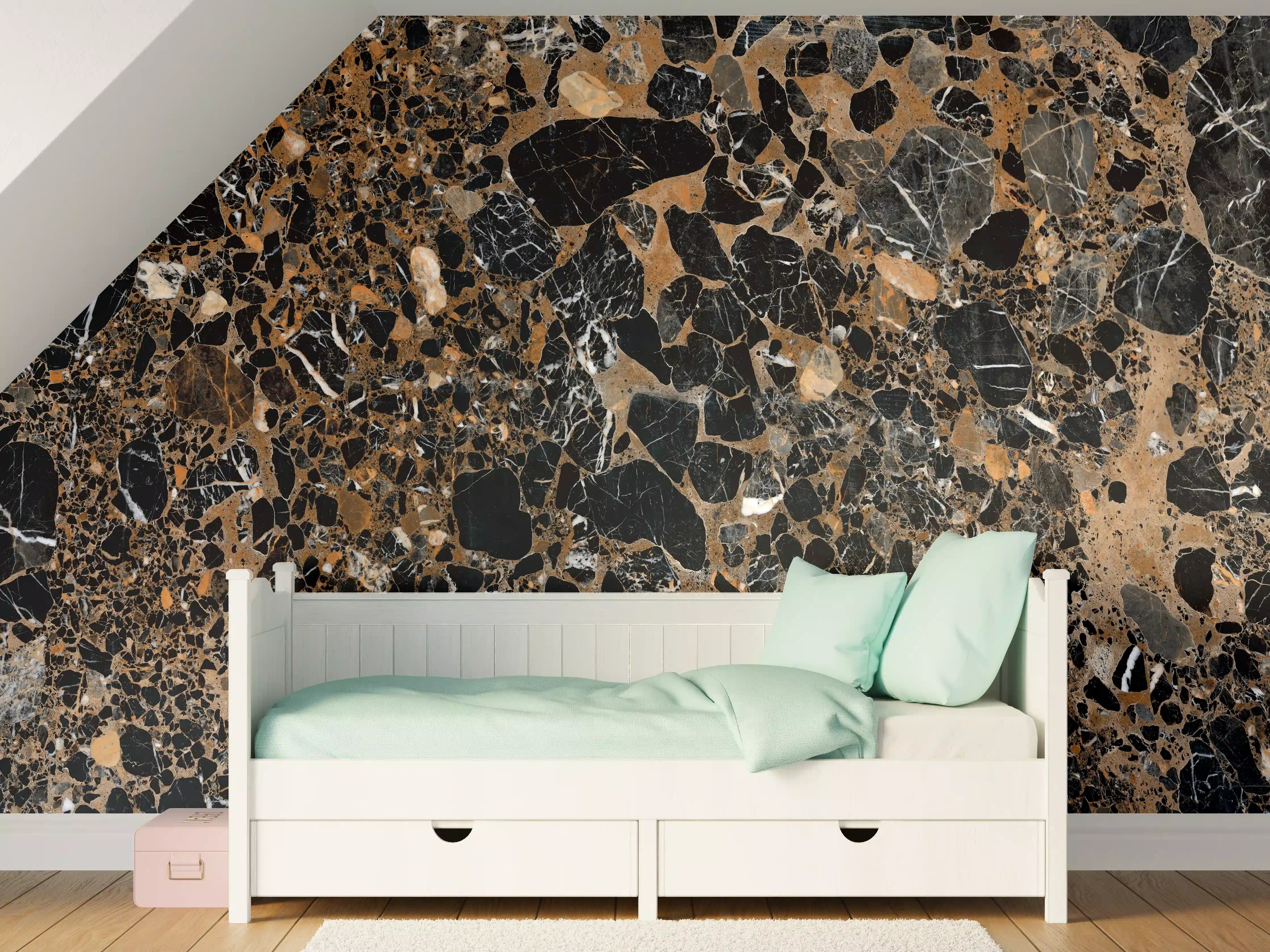 Kinderzimmer Wandgestaltung - Granit luxus Textur