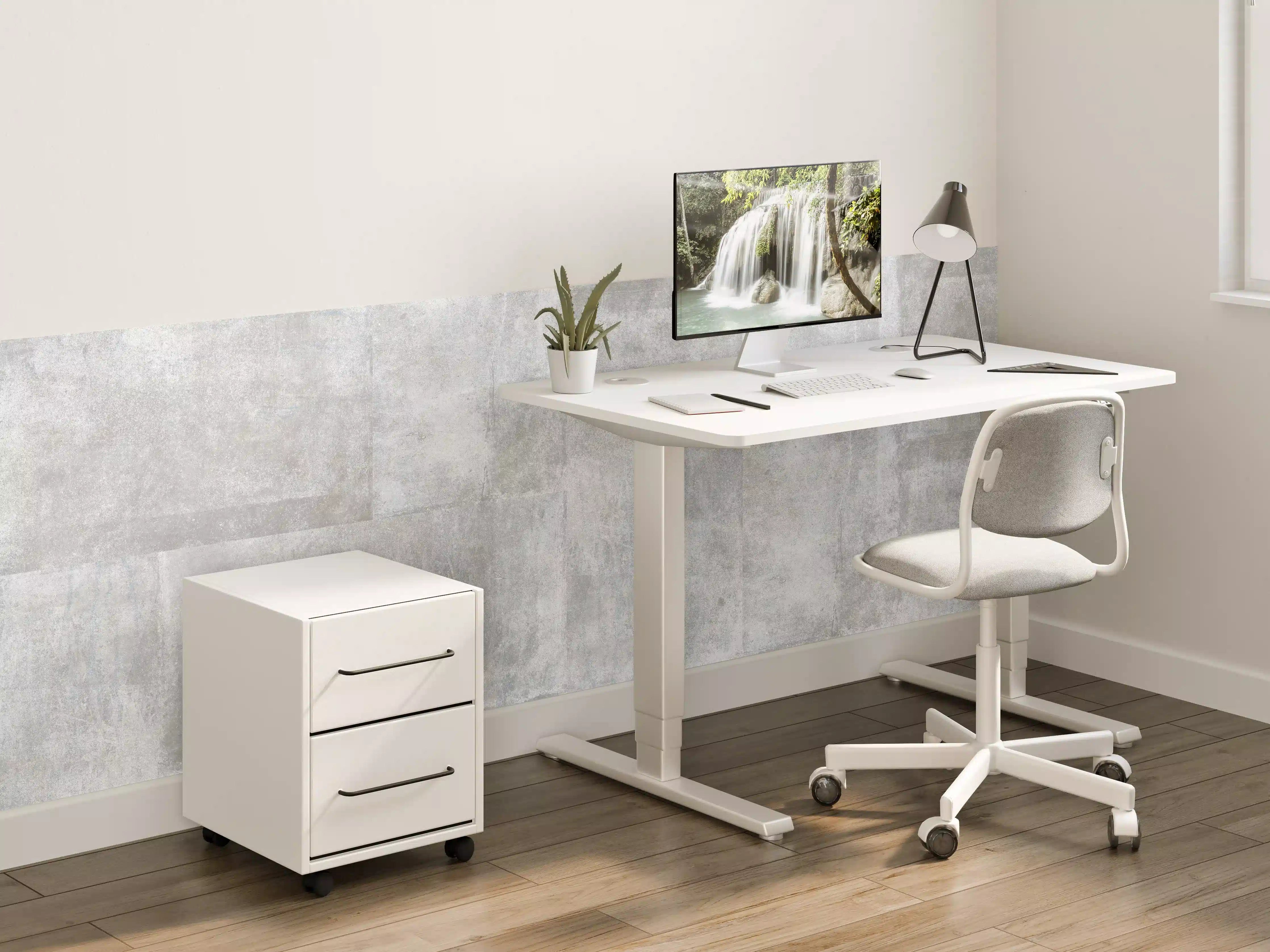 Kinderzimmer Wandgestaltung - Graue Betonwand mit subtiler Textur