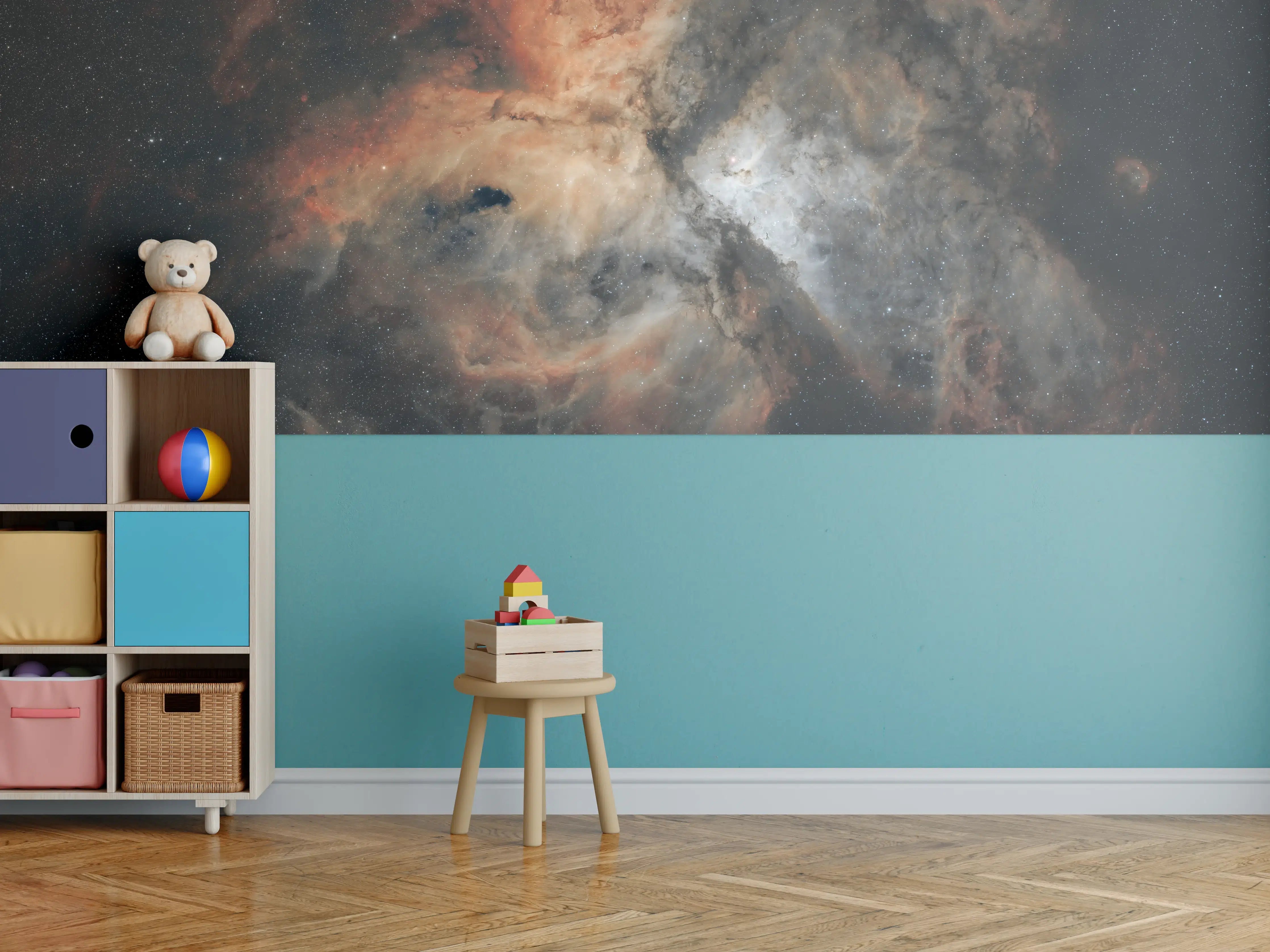 Kinderzimmer Wandgestaltung - Great Carina Nebula