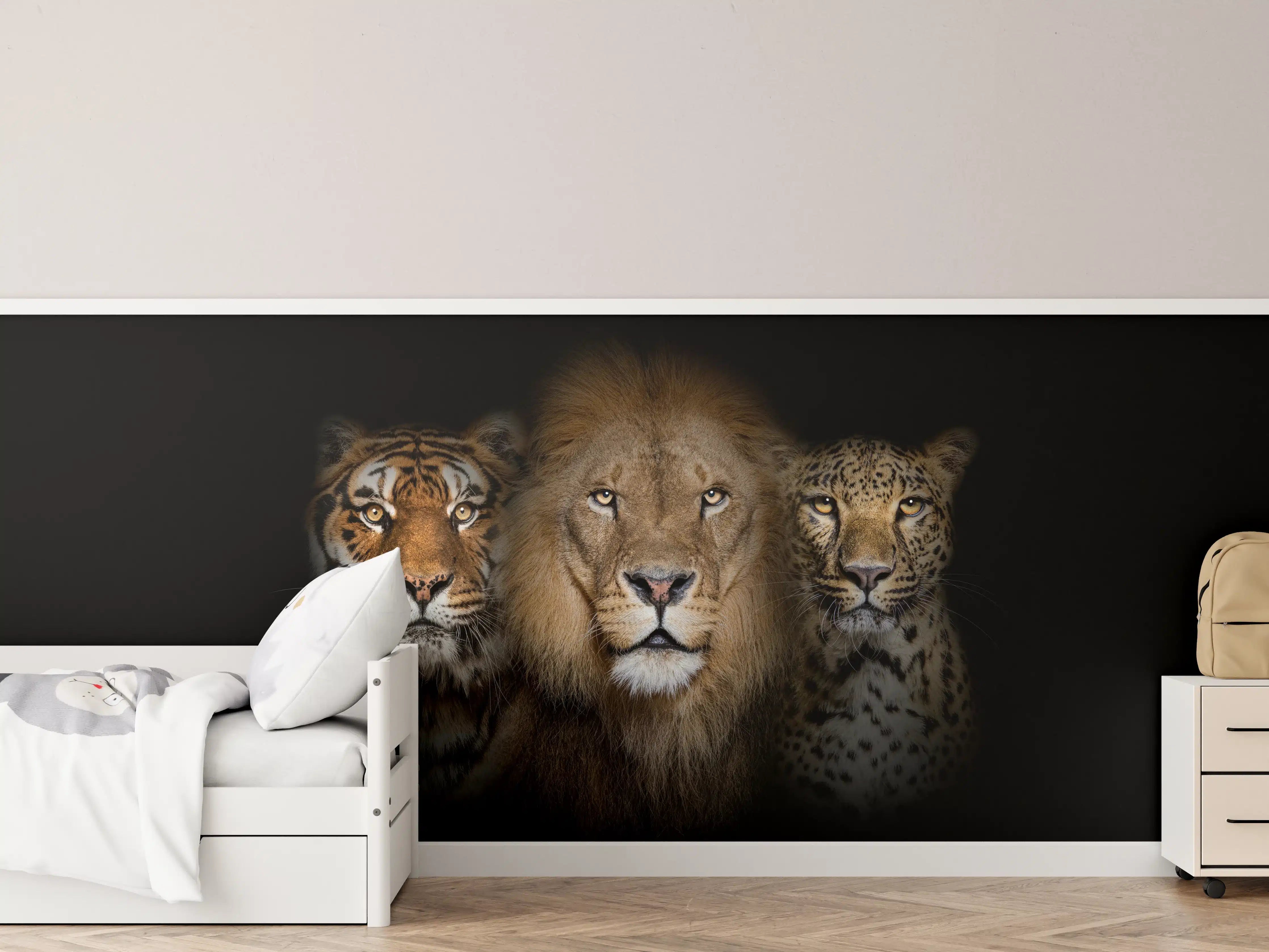 Kinderzimmer Wandgestaltung - Großkatzen