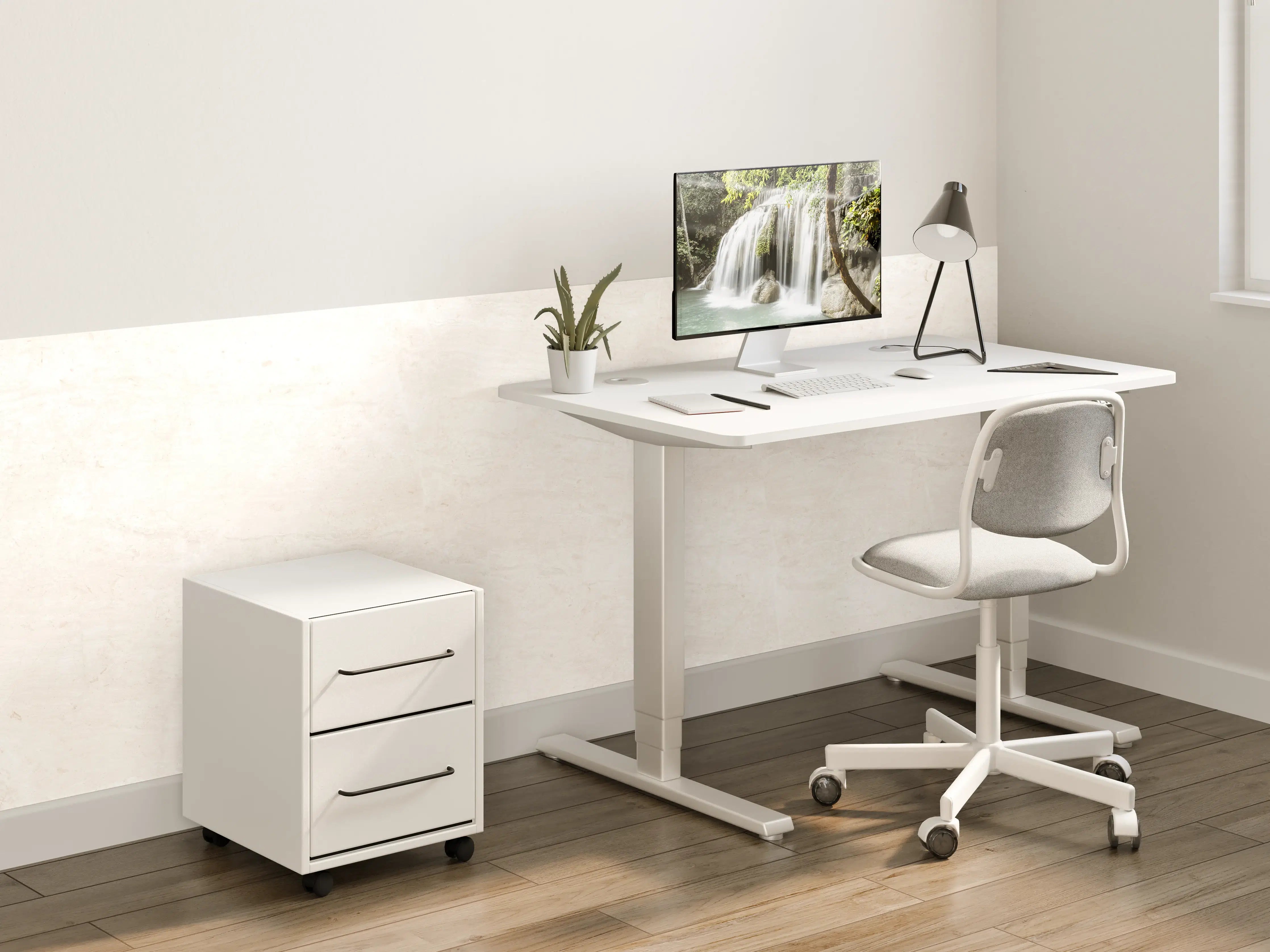 Kinderzimmer Wandgestaltung - Helle Beige Wand mit subtiler Textur