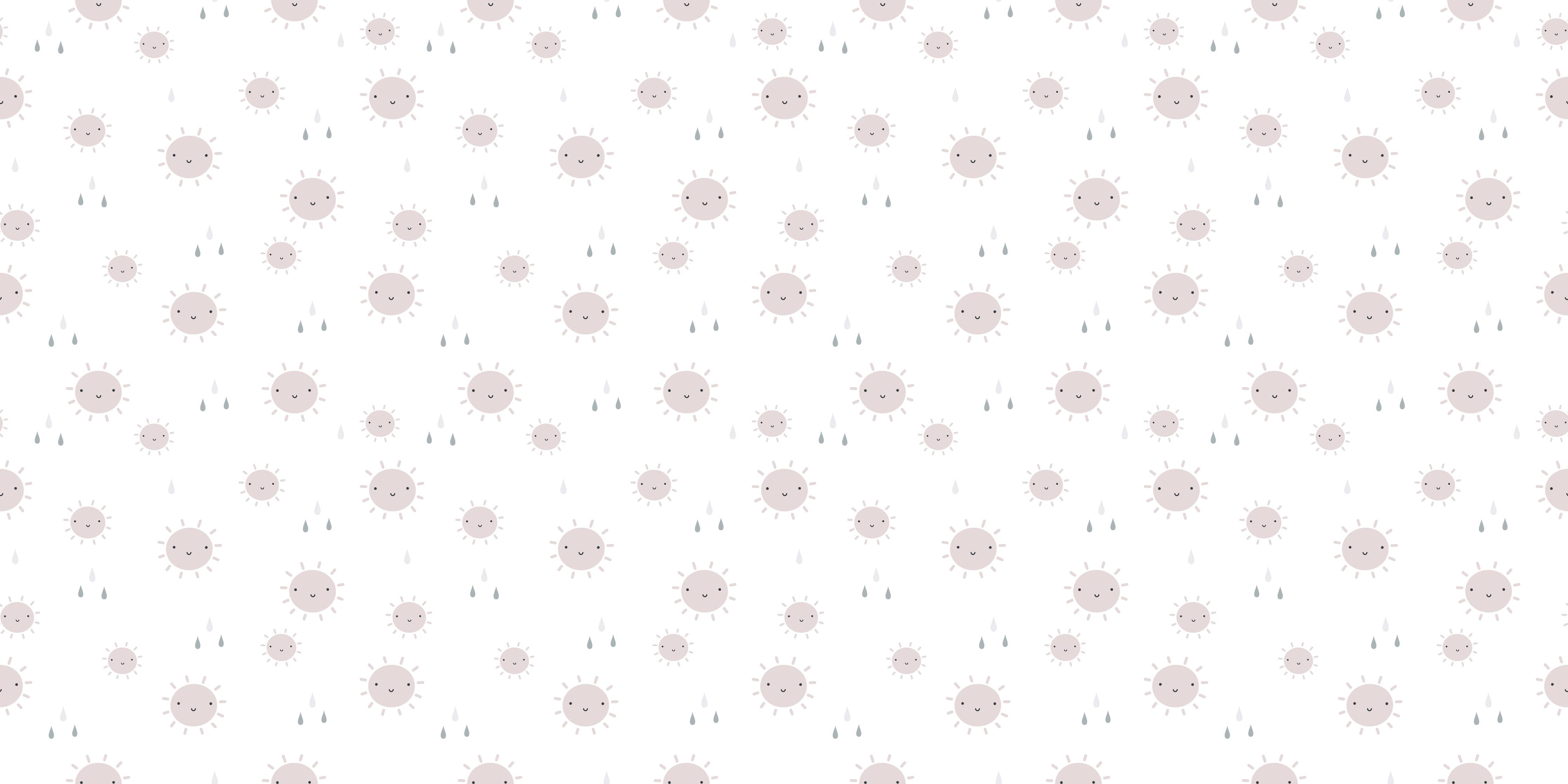 Kinderzimmer Wandgestaltung-Helle Polkadot Wandgestaltung mit Weiß und Rosa Akzenten