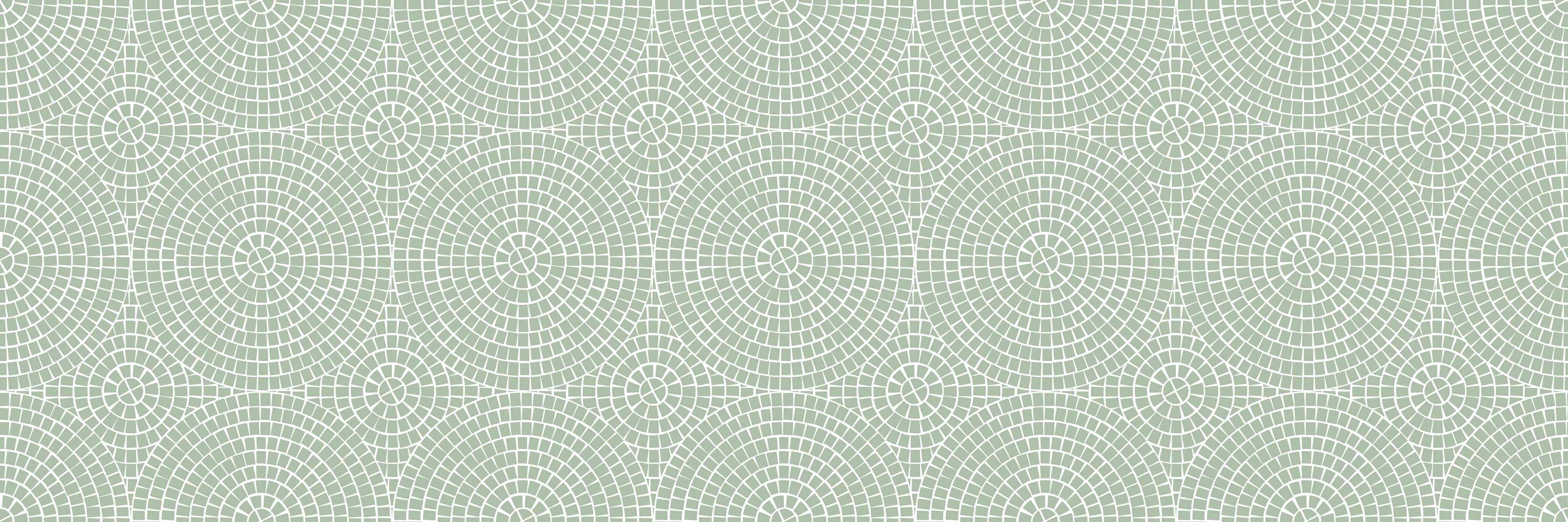 Kinderzimmer Wandgestaltung-Helle Salvia-Mosaik-Optik