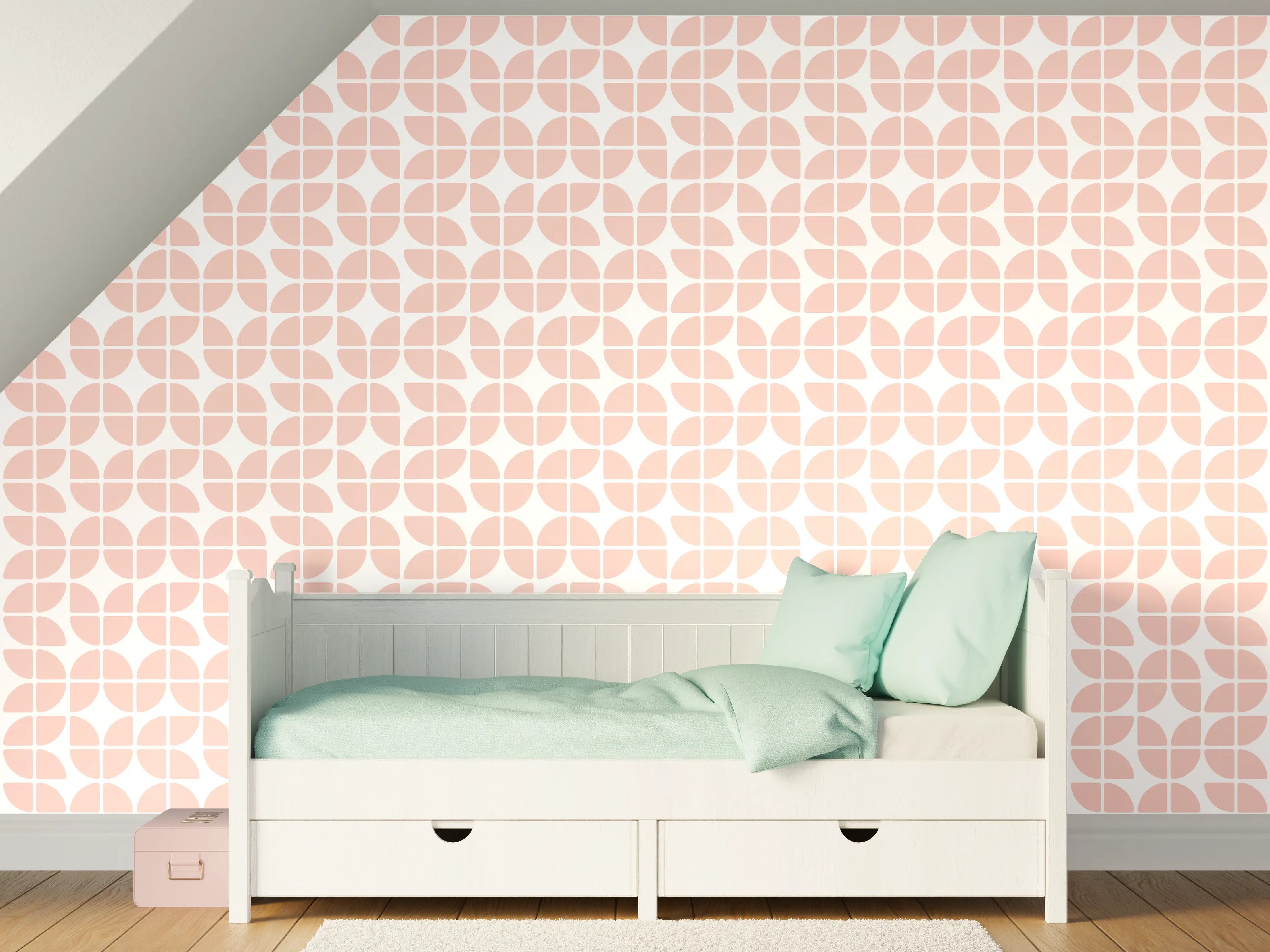 Kinderzimmer Wandgestaltung - Helle, elegante Küchenrückwand