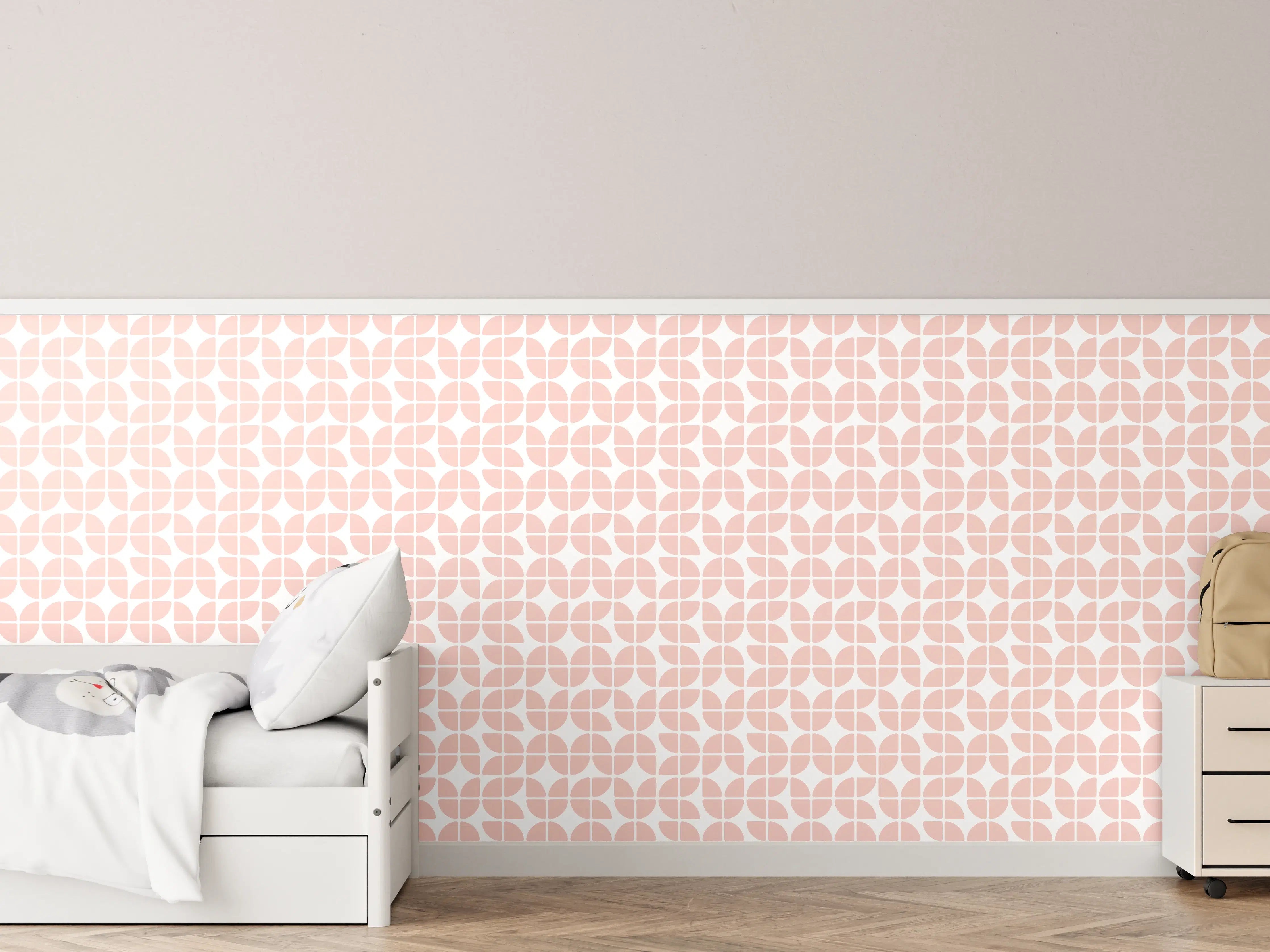 Kinderzimmer Wandgestaltung - Helle, elegante Küchenrückwand