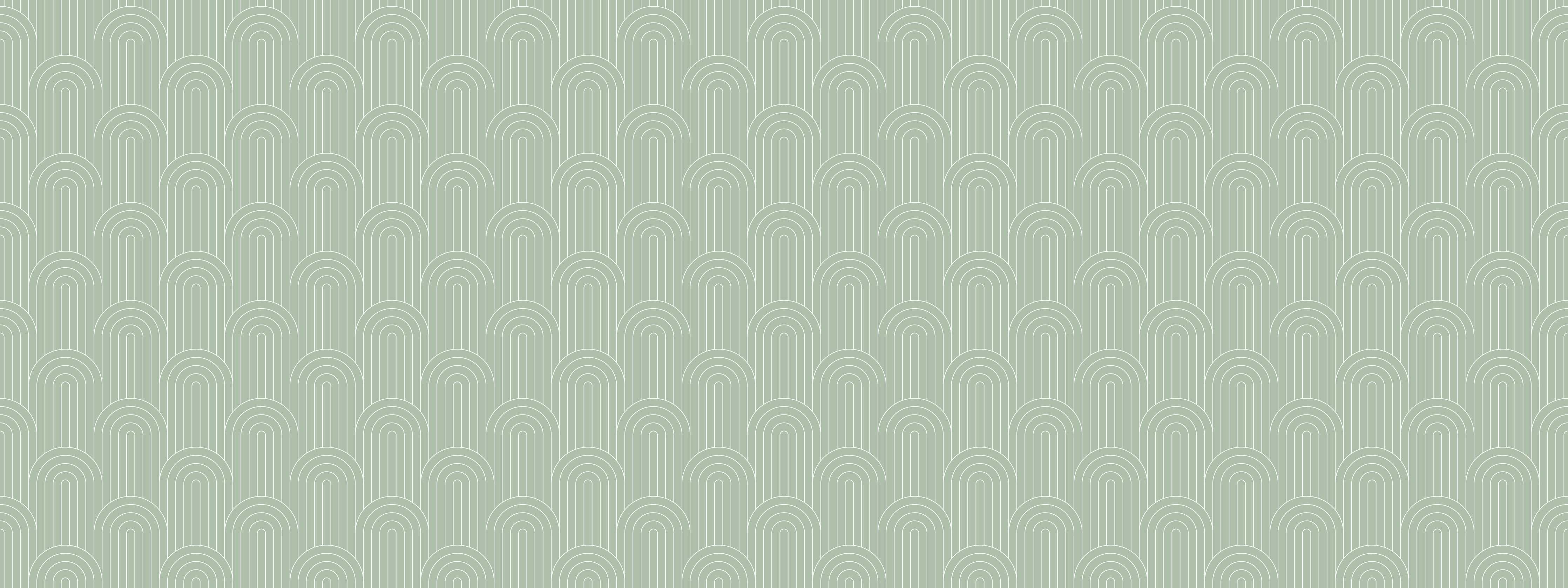 Kinderzimmer Wandgestaltung-Helles Salvia-Design mit eleganten Arcaten