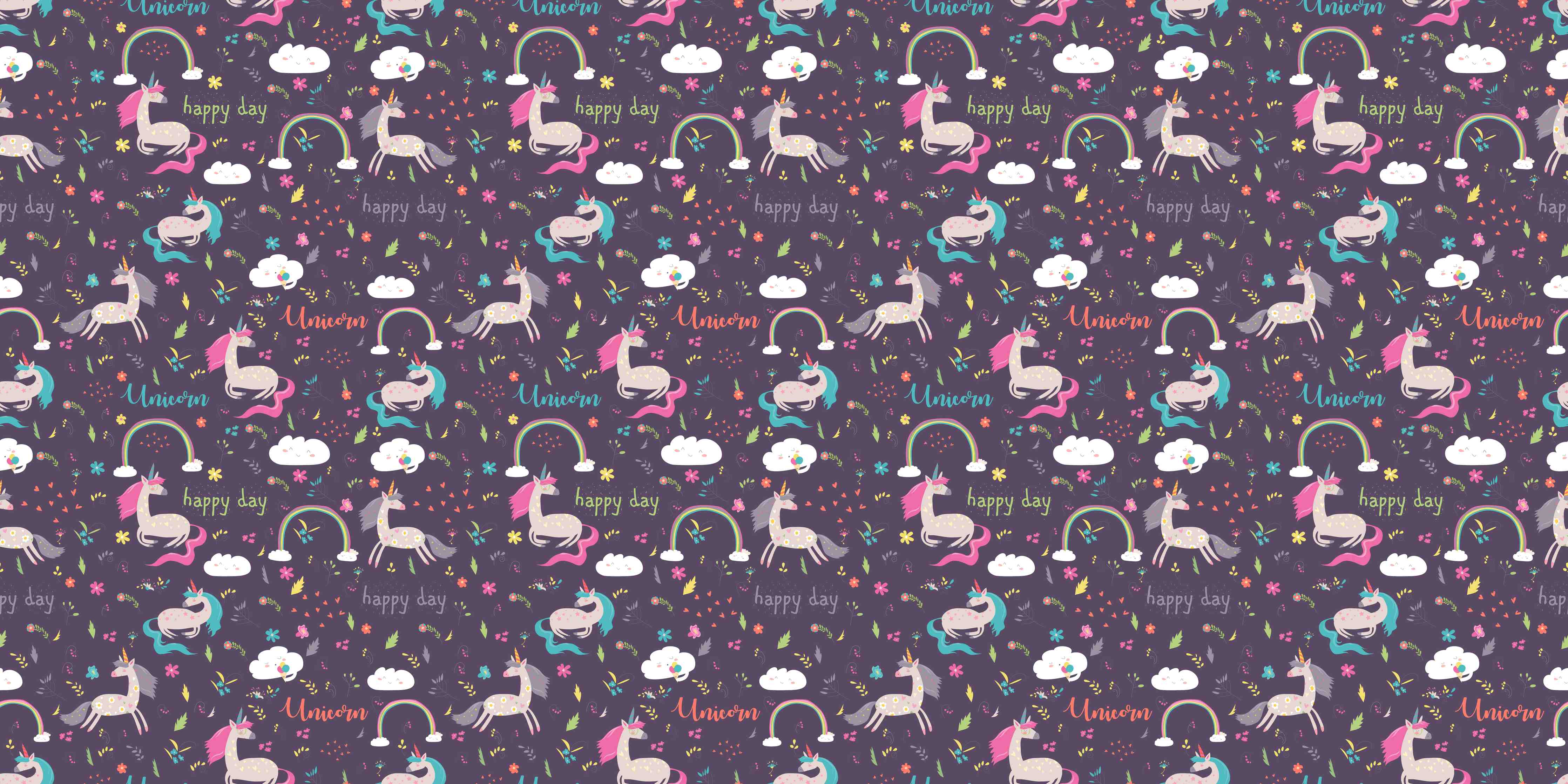 Kinderzimmer Wandgestaltung-Himmel voller bunter Drachen bei Sonnenuntergang