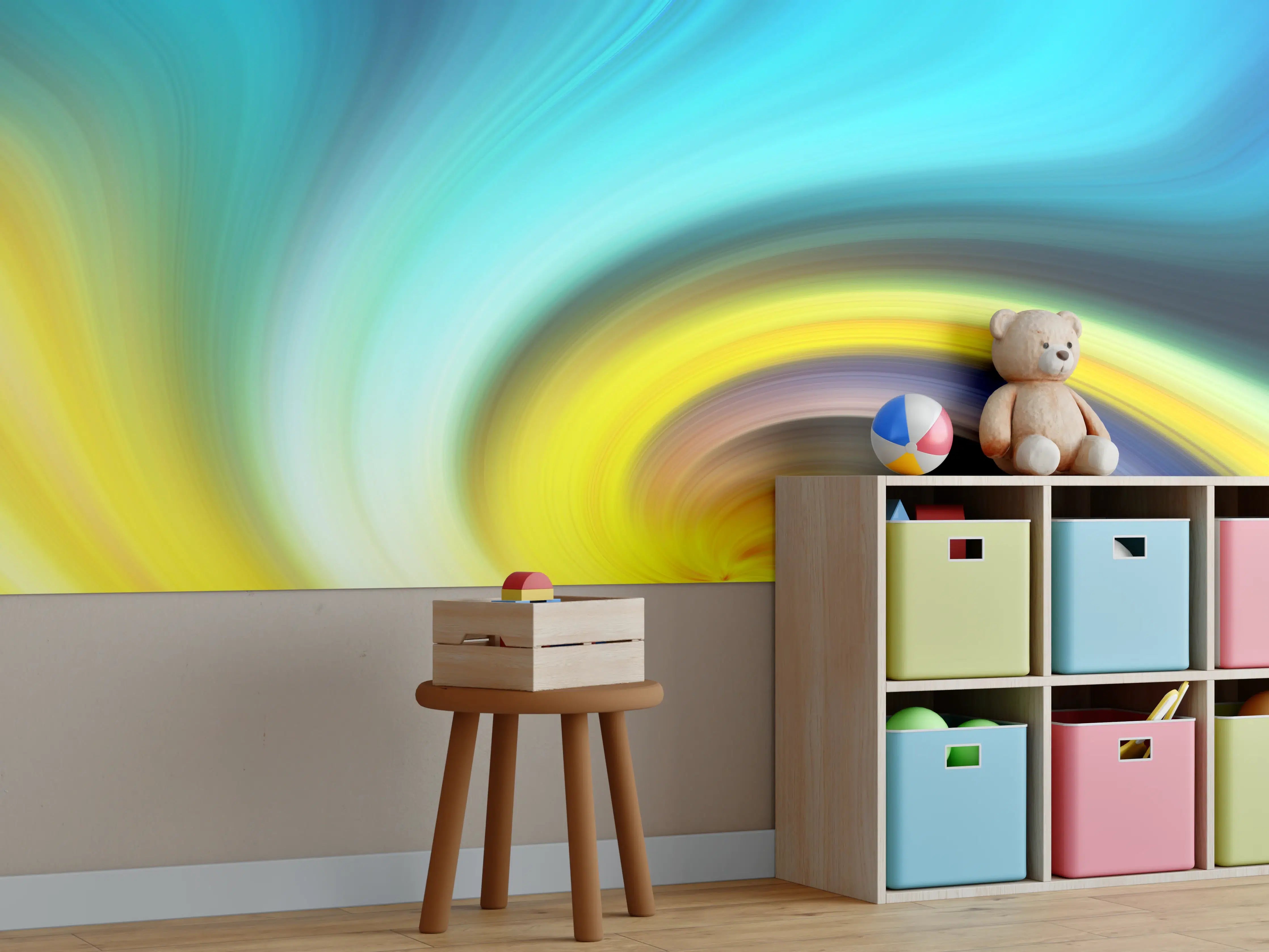Kinderzimmer Wandgestaltung - Hintergrundgestaltung