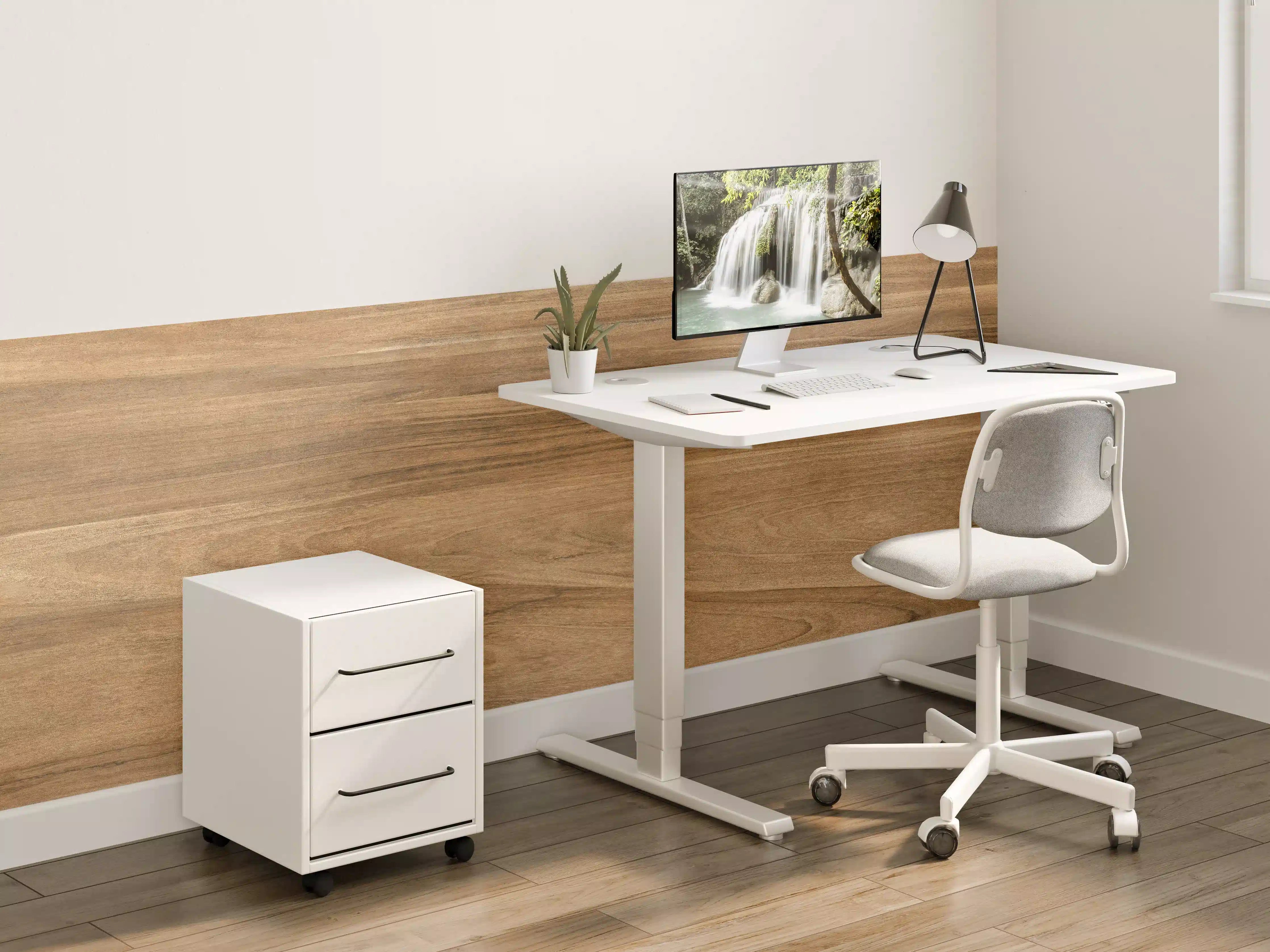 Kinderzimmer Wandgestaltung - Holz-Natur Muster