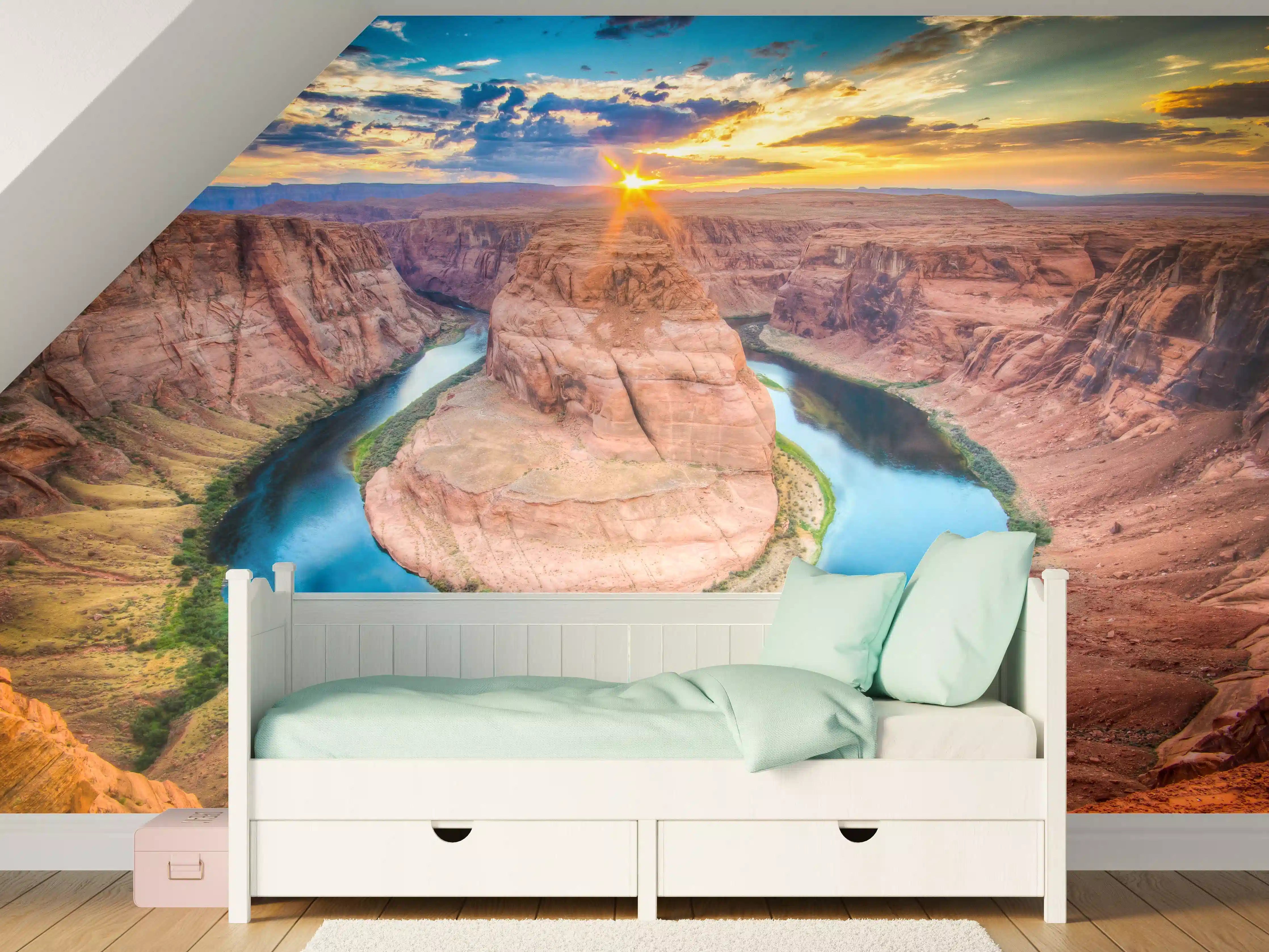 Kinderzimmer Wandgestaltung - Horseshoe Bend - Arizona