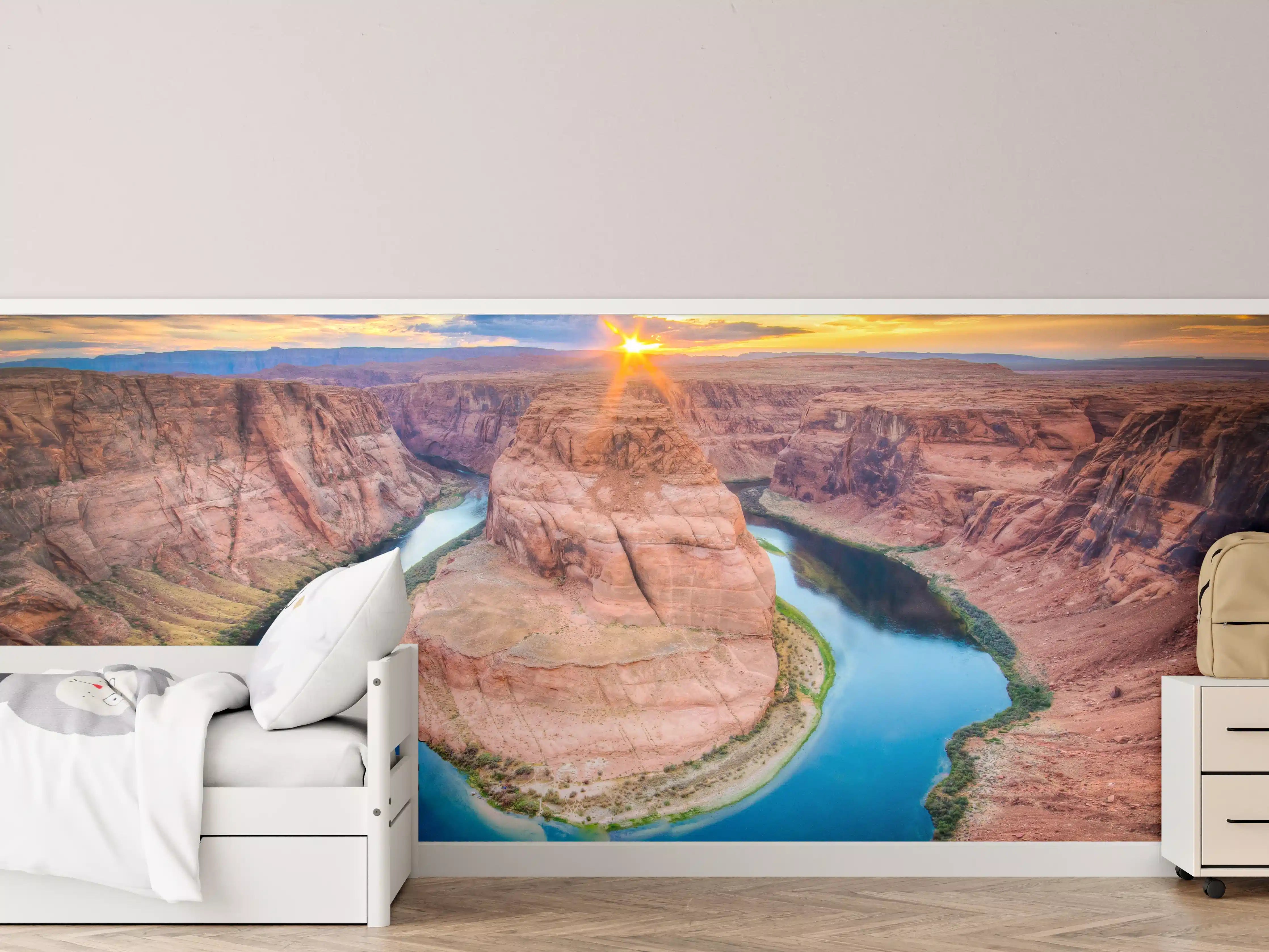Kinderzimmer Wandgestaltung - Horseshoe Bend - Arizona