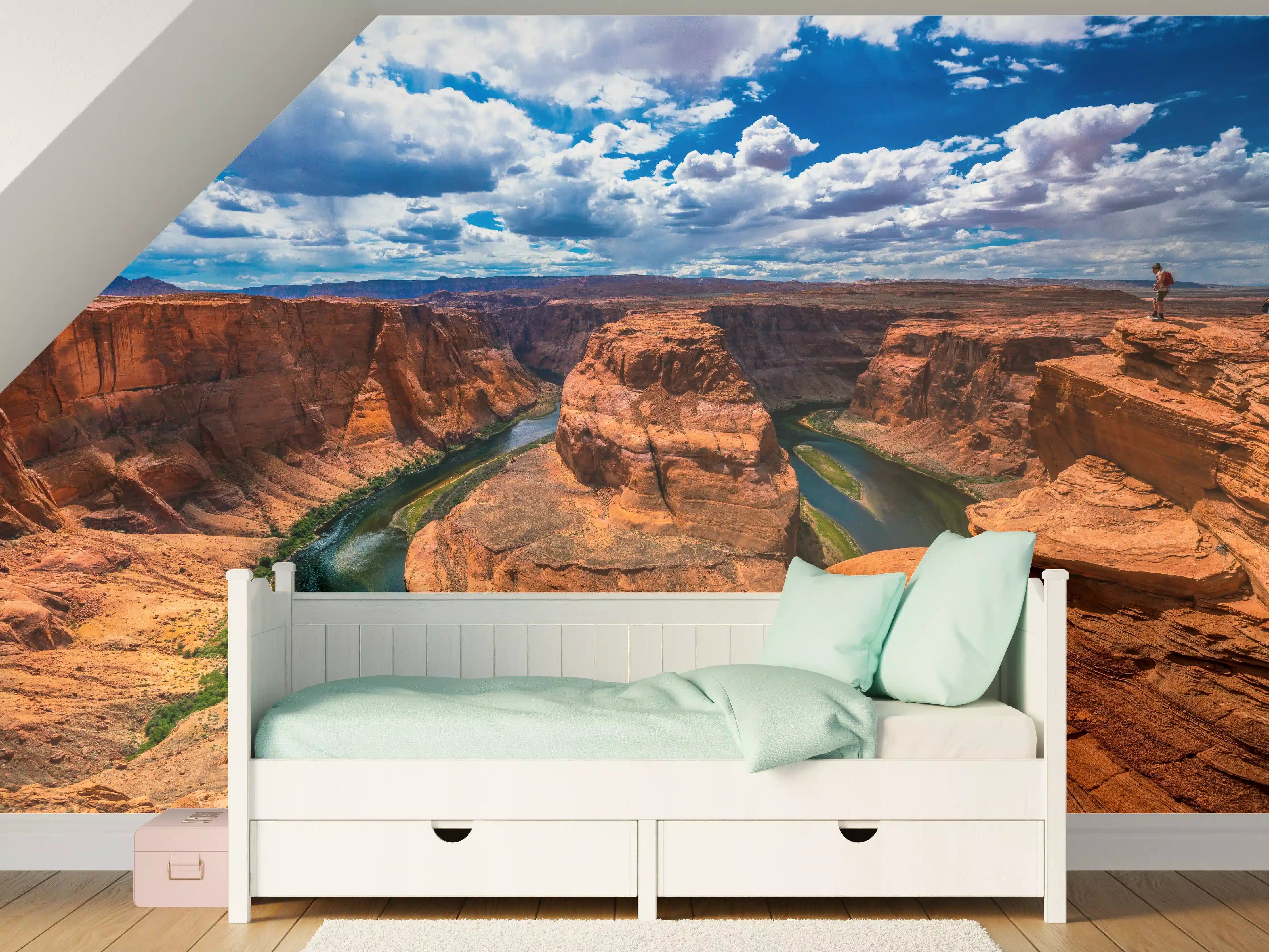 Kinderzimmer Wandgestaltung - Horseshoe Bend Tal in Arizona bei Tag