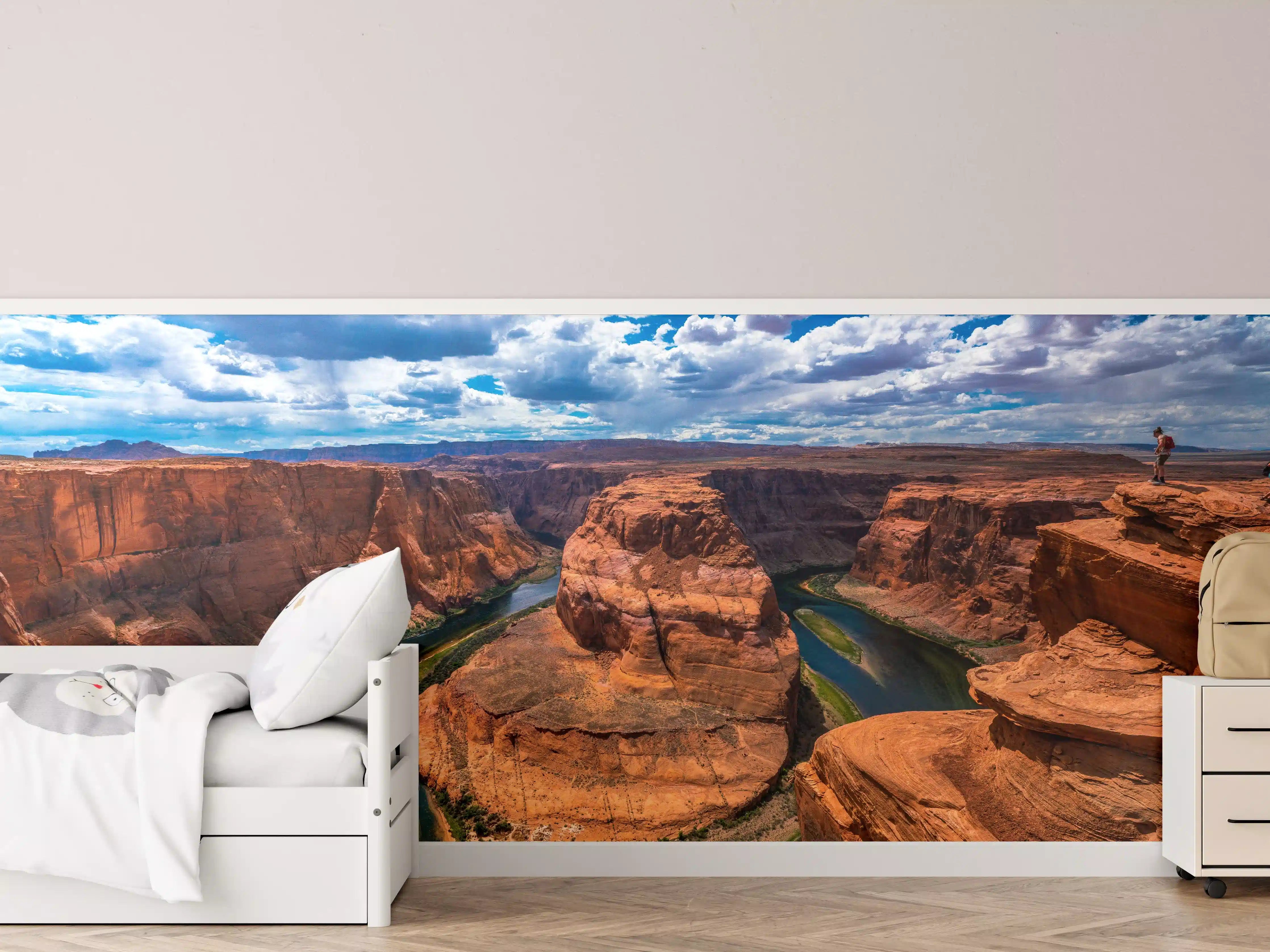 Kinderzimmer Wandgestaltung - Horseshoe Bend Tal in Arizona bei Tag