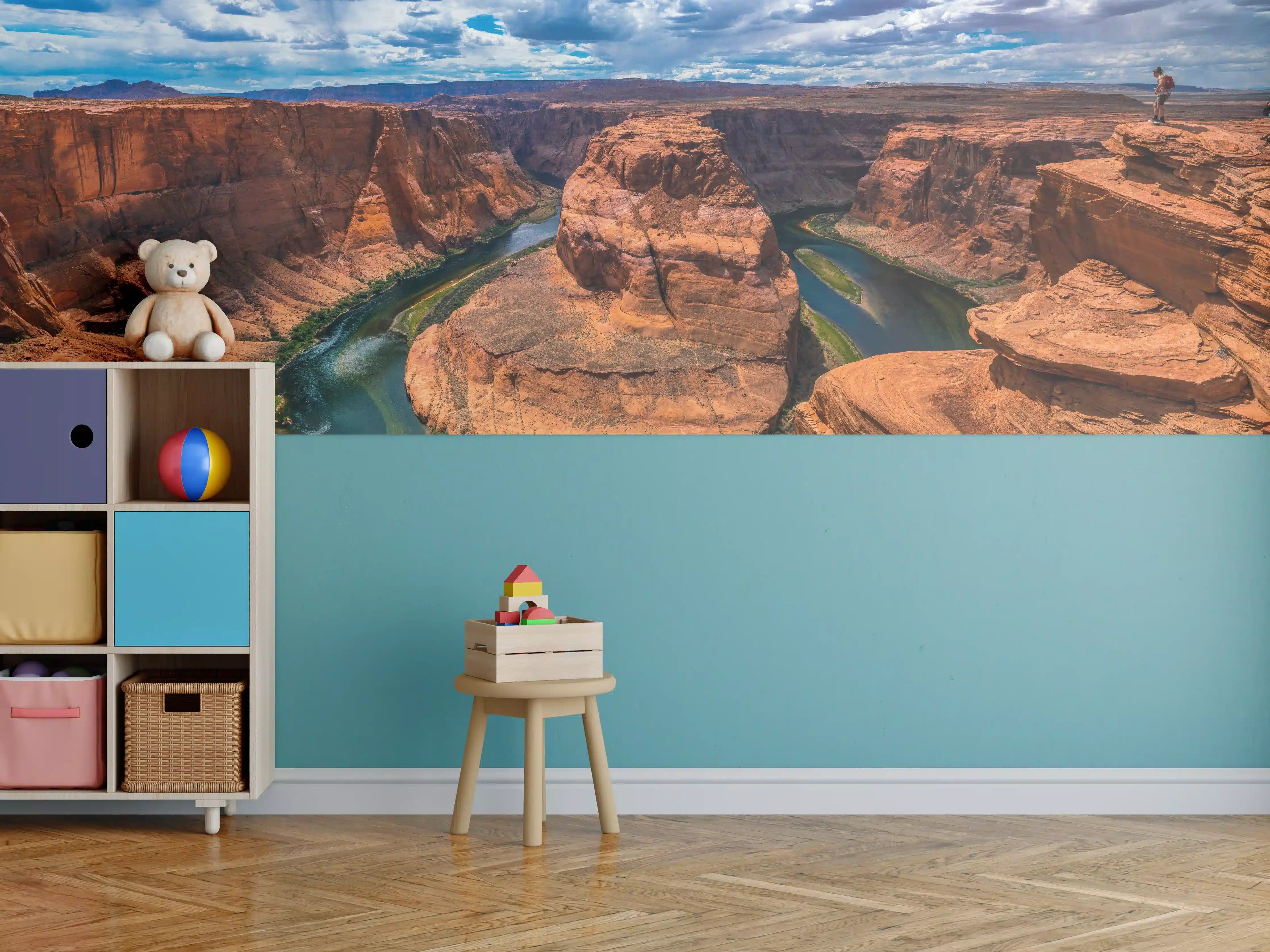 Kinderzimmer Wandgestaltung - Horseshoe Bend Tal in Arizona bei Tag
