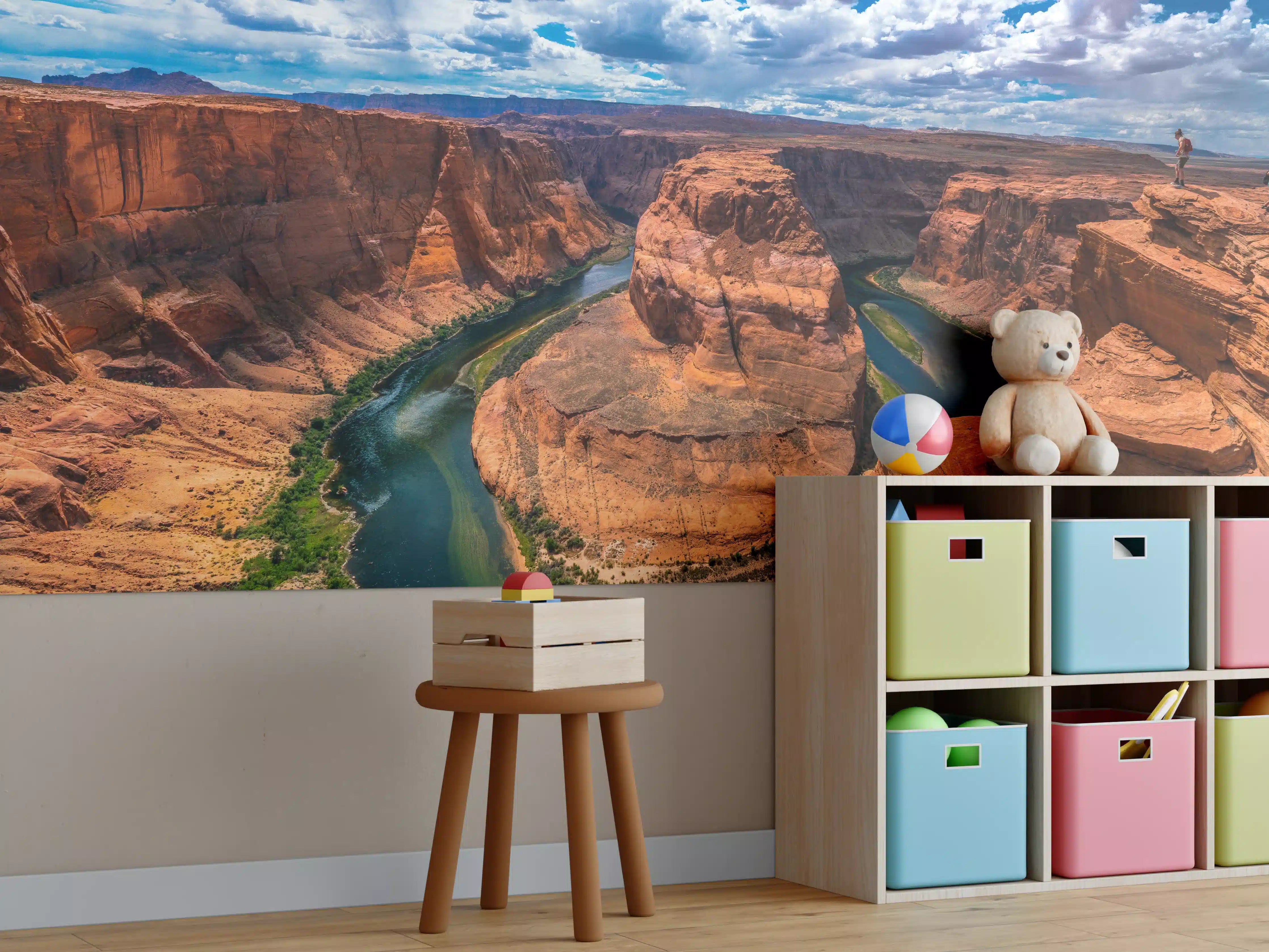 Kinderzimmer Wandgestaltung - Horseshoe Bend Tal in Arizona bei Tag