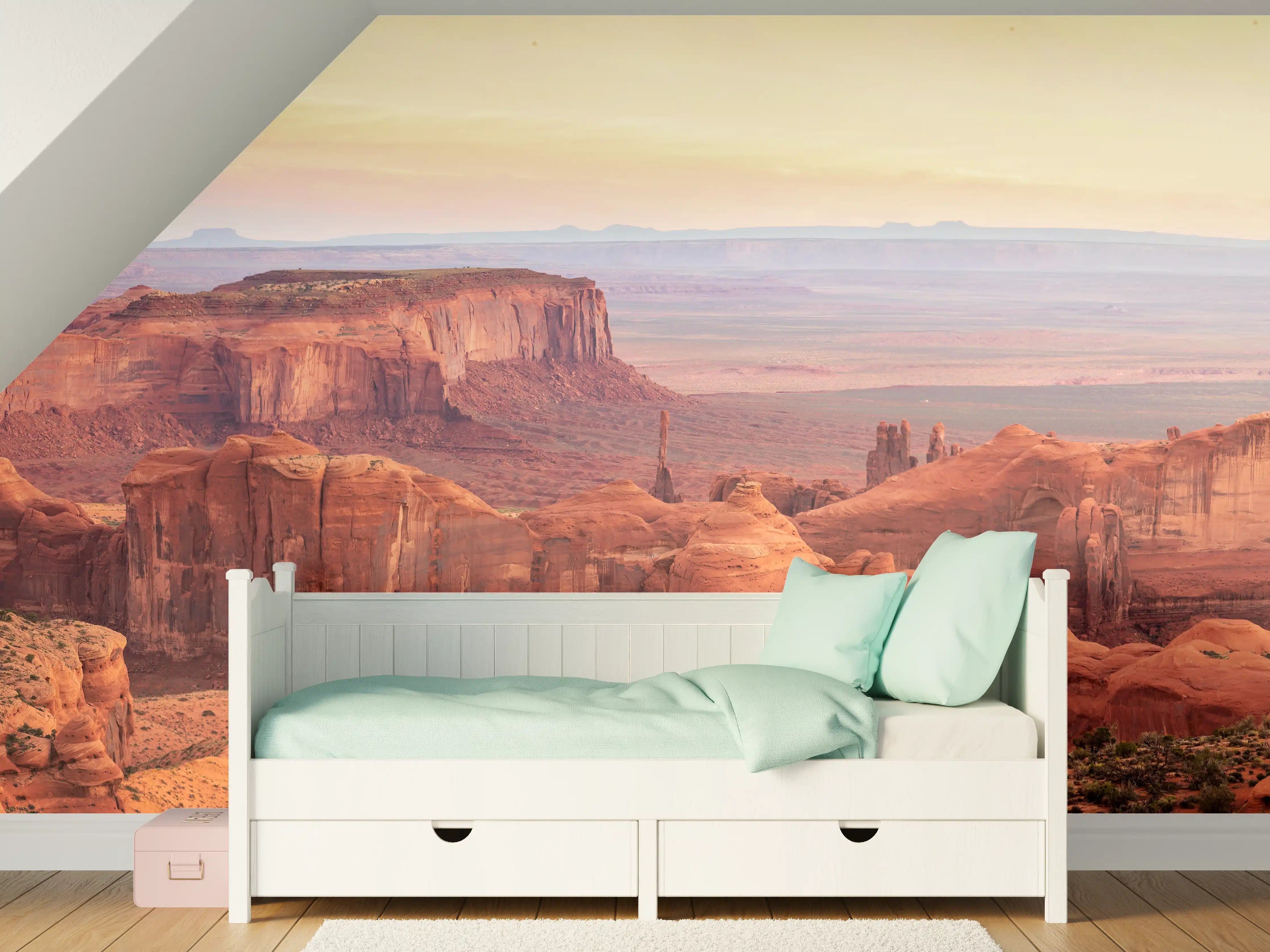 Kinderzimmer Wandgestaltung - Hunts Mesa Schlucht in Arizona