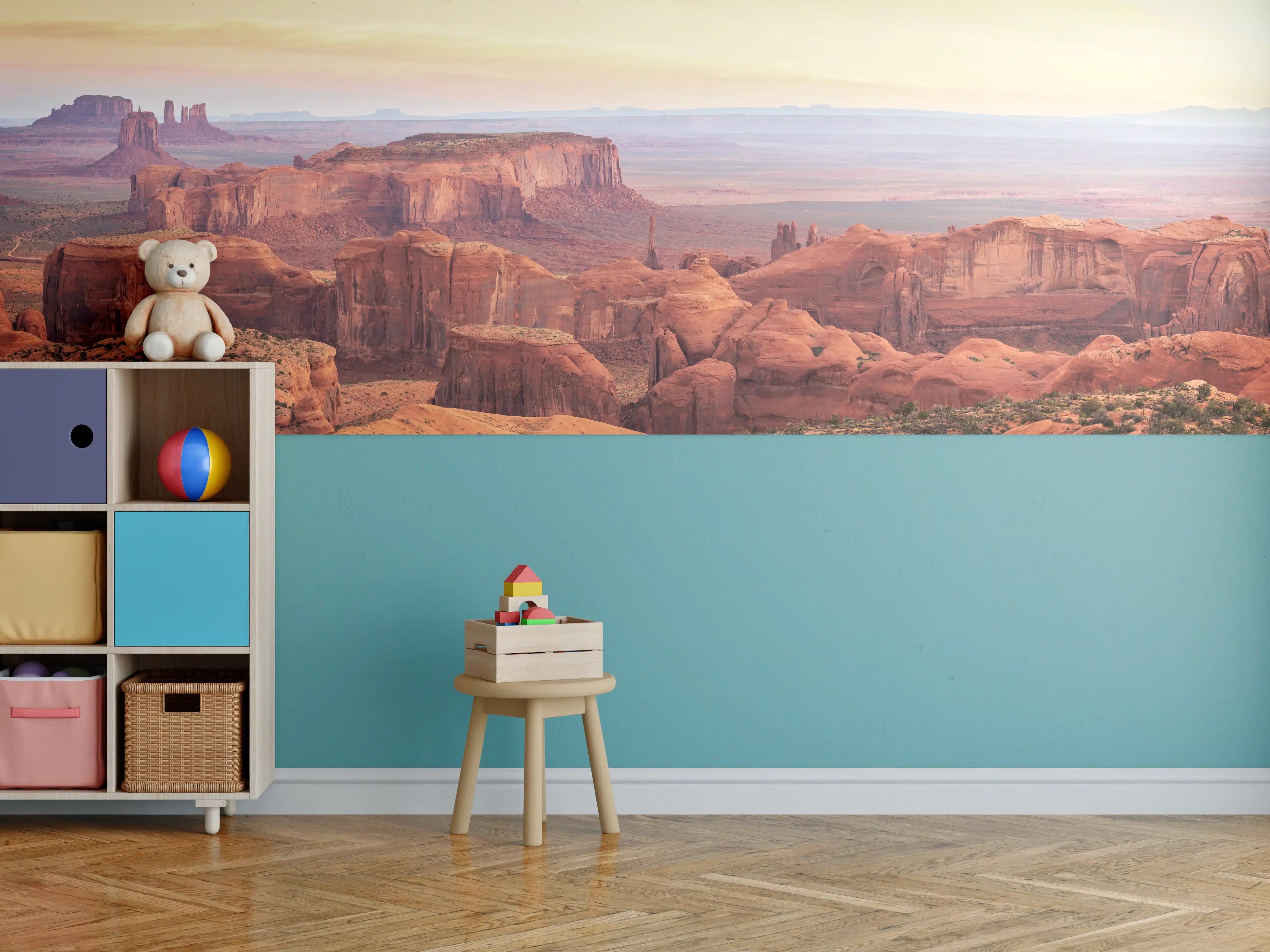 Kinderzimmer Wandgestaltung - Hunts Mesa Schlucht in Arizona
