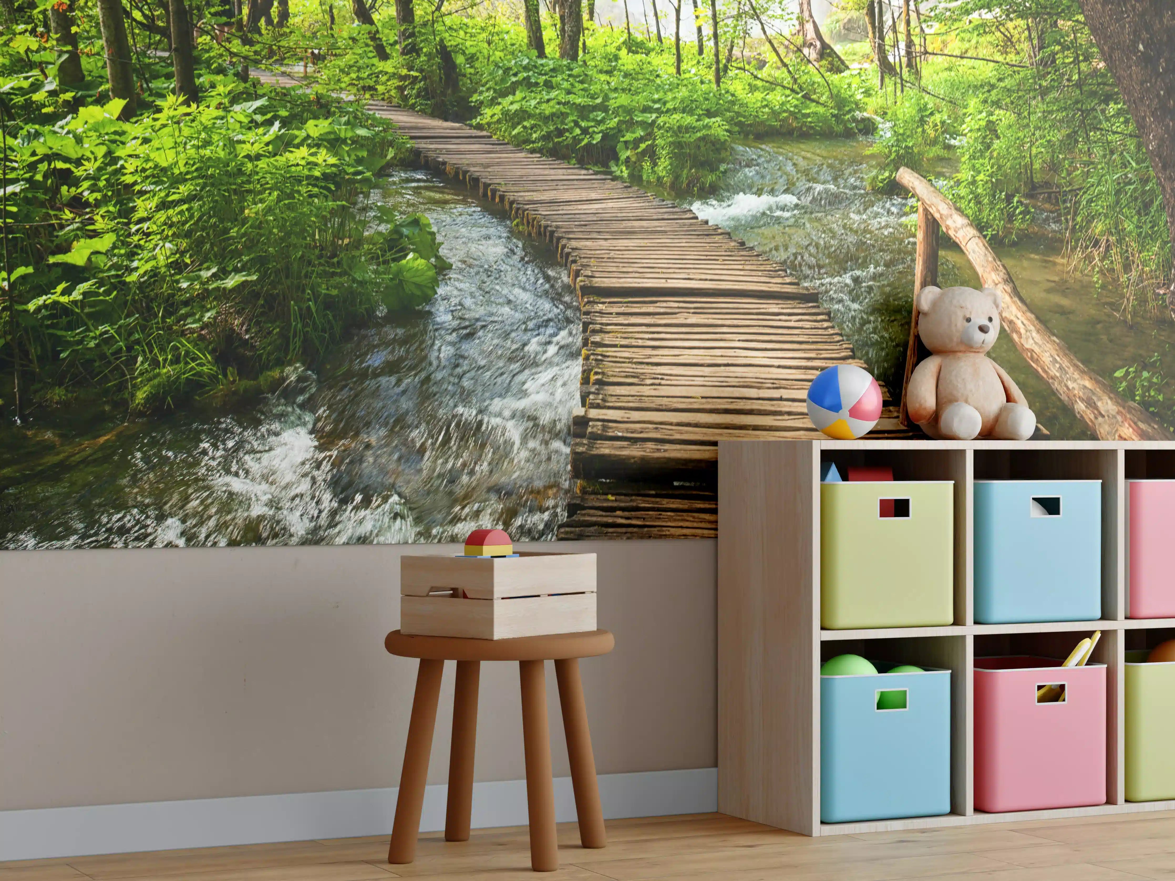 Kinderzimmer Wandgestaltung - Idyllischer Dschungelpfad - Kroatien