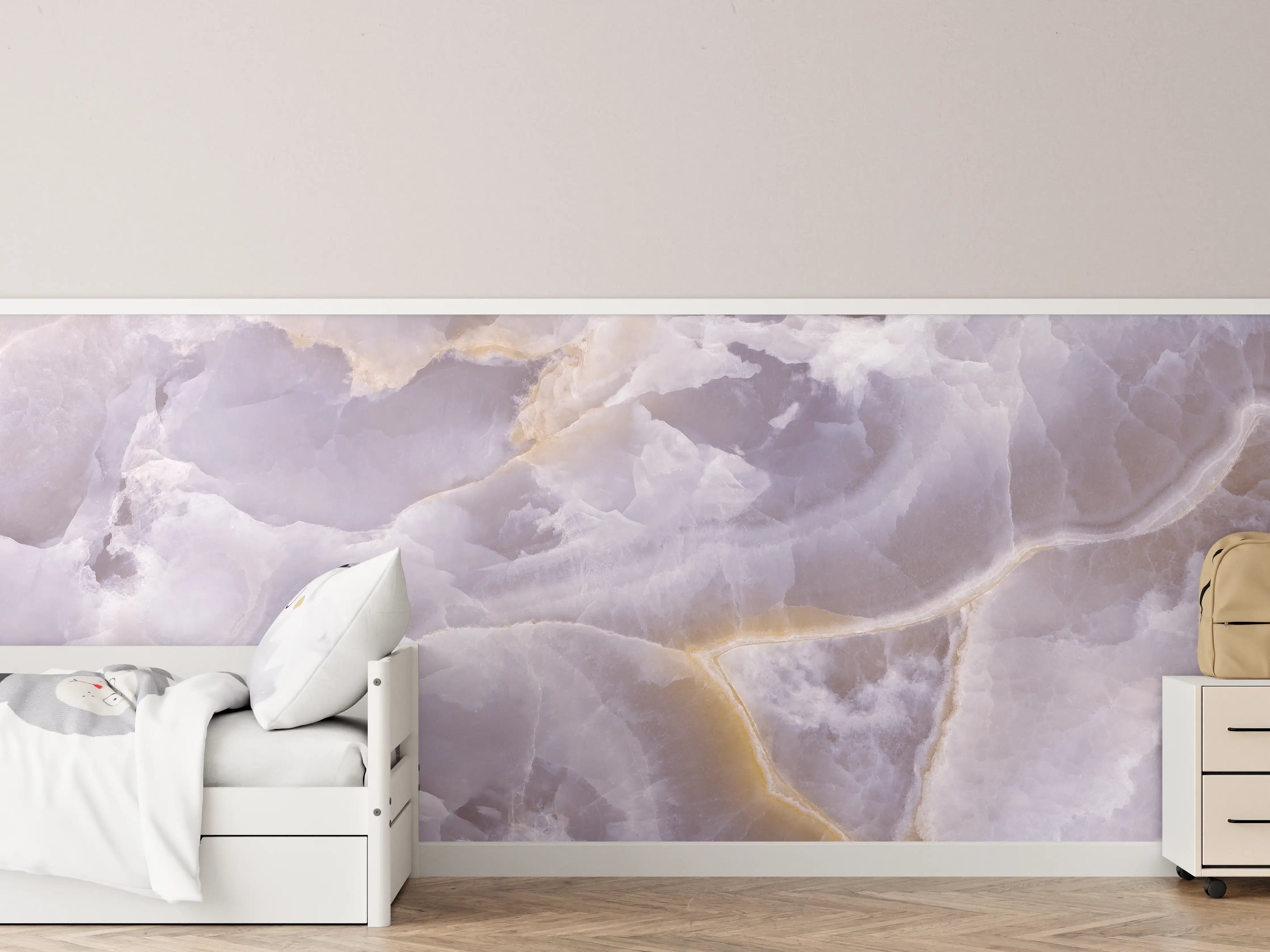 Kinderzimmer Wandgestaltung - Italienischer Marmor