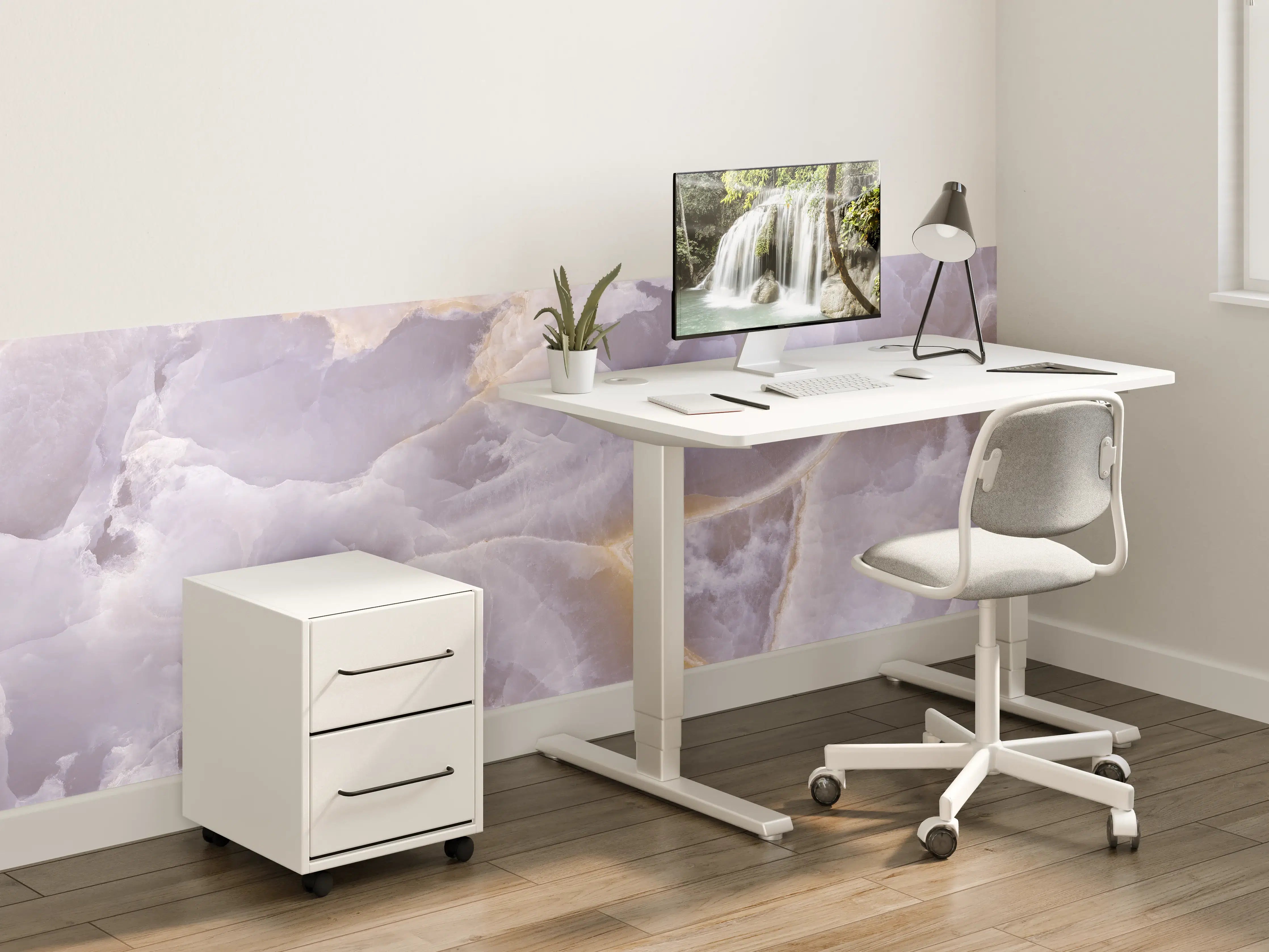 Kinderzimmer Wandgestaltung - Italienischer Marmor