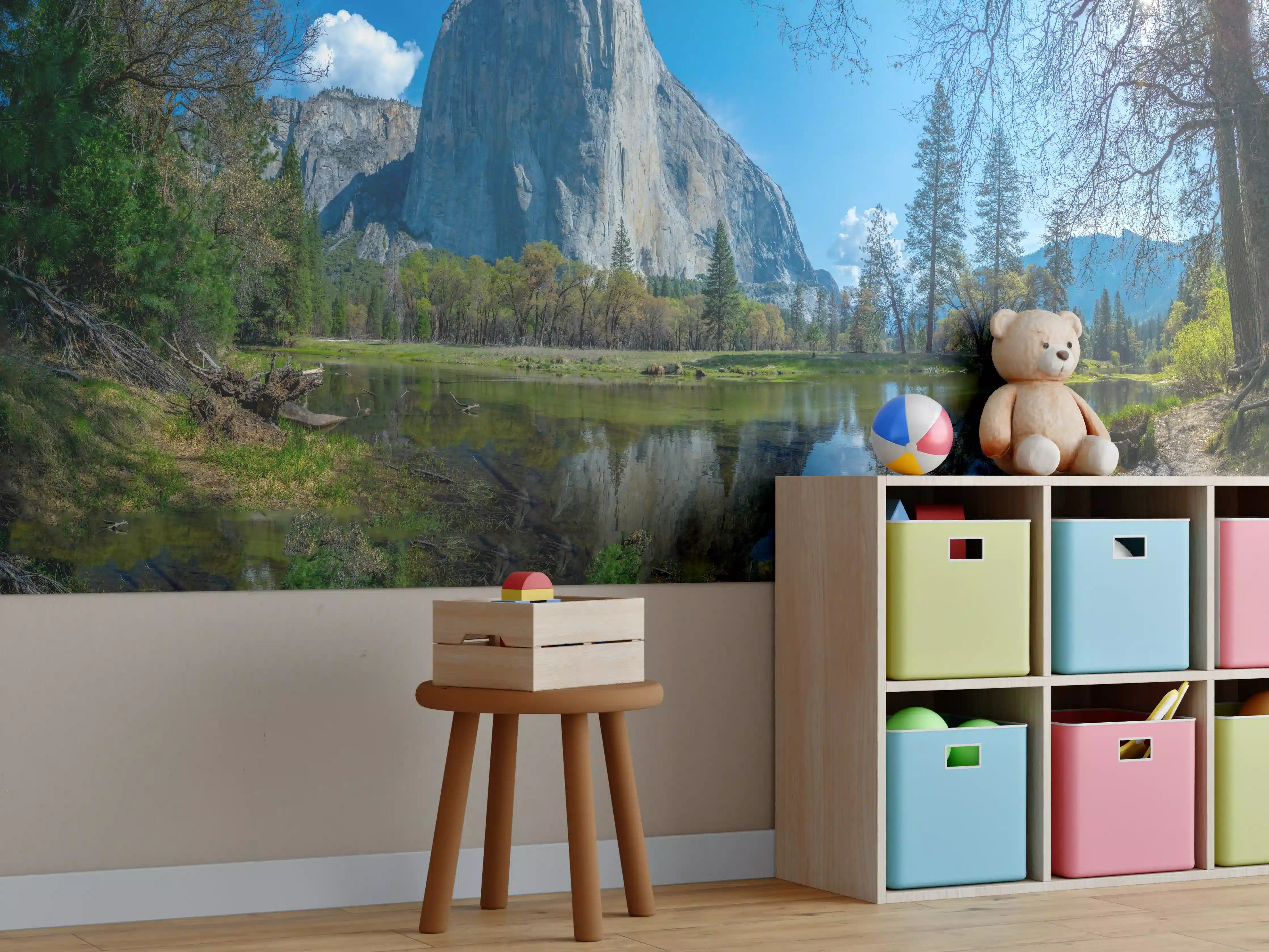 Kinderzimmer Wandgestaltung - Kalifornische Berge