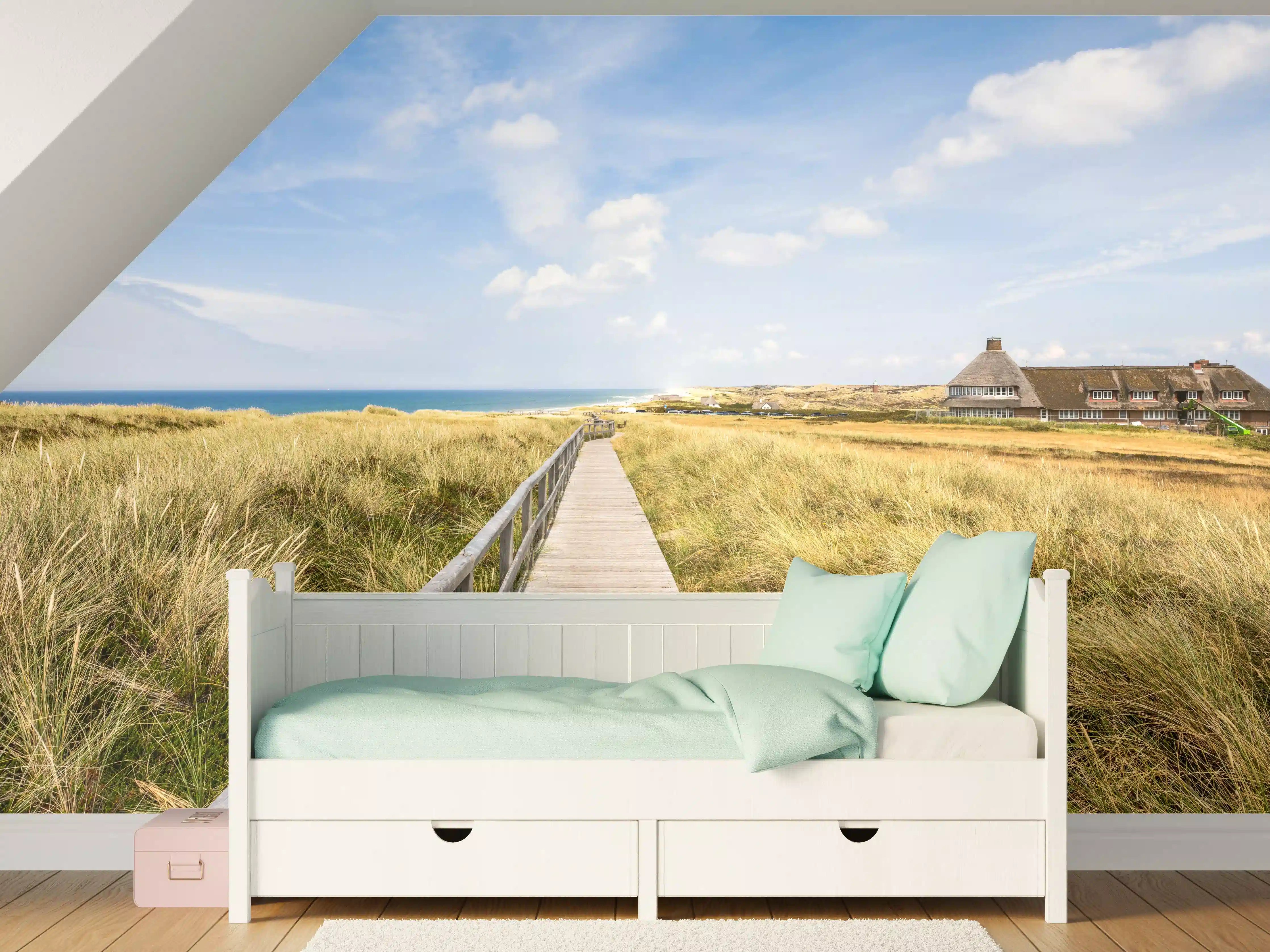 Kinderzimmer Wandgestaltung - Kampen Landschaft