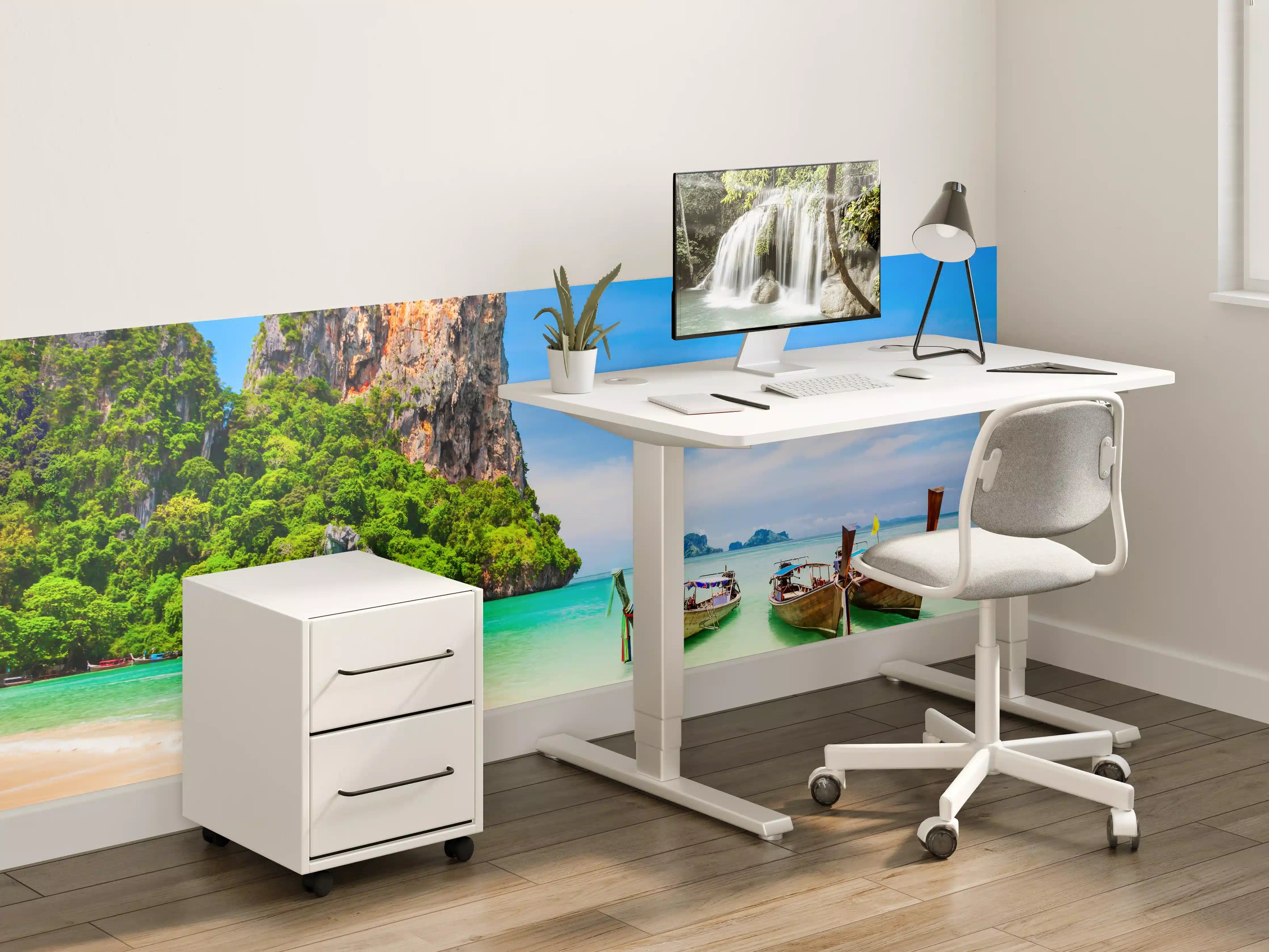 Kinderzimmer Wandgestaltung - Klarwasserstrand in Thailand