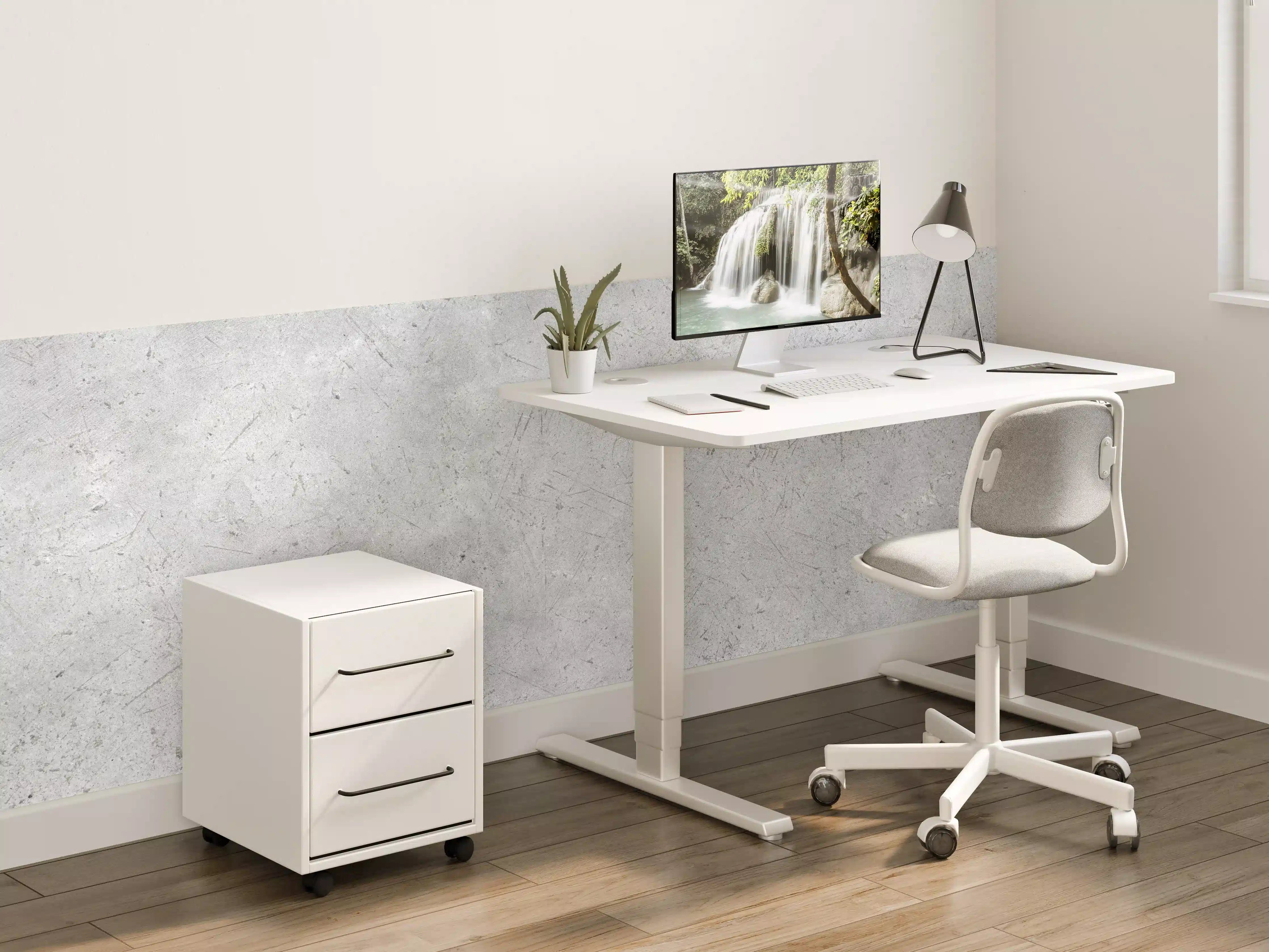 Kinderzimmer Wandgestaltung - Kratzige graue Betonwand