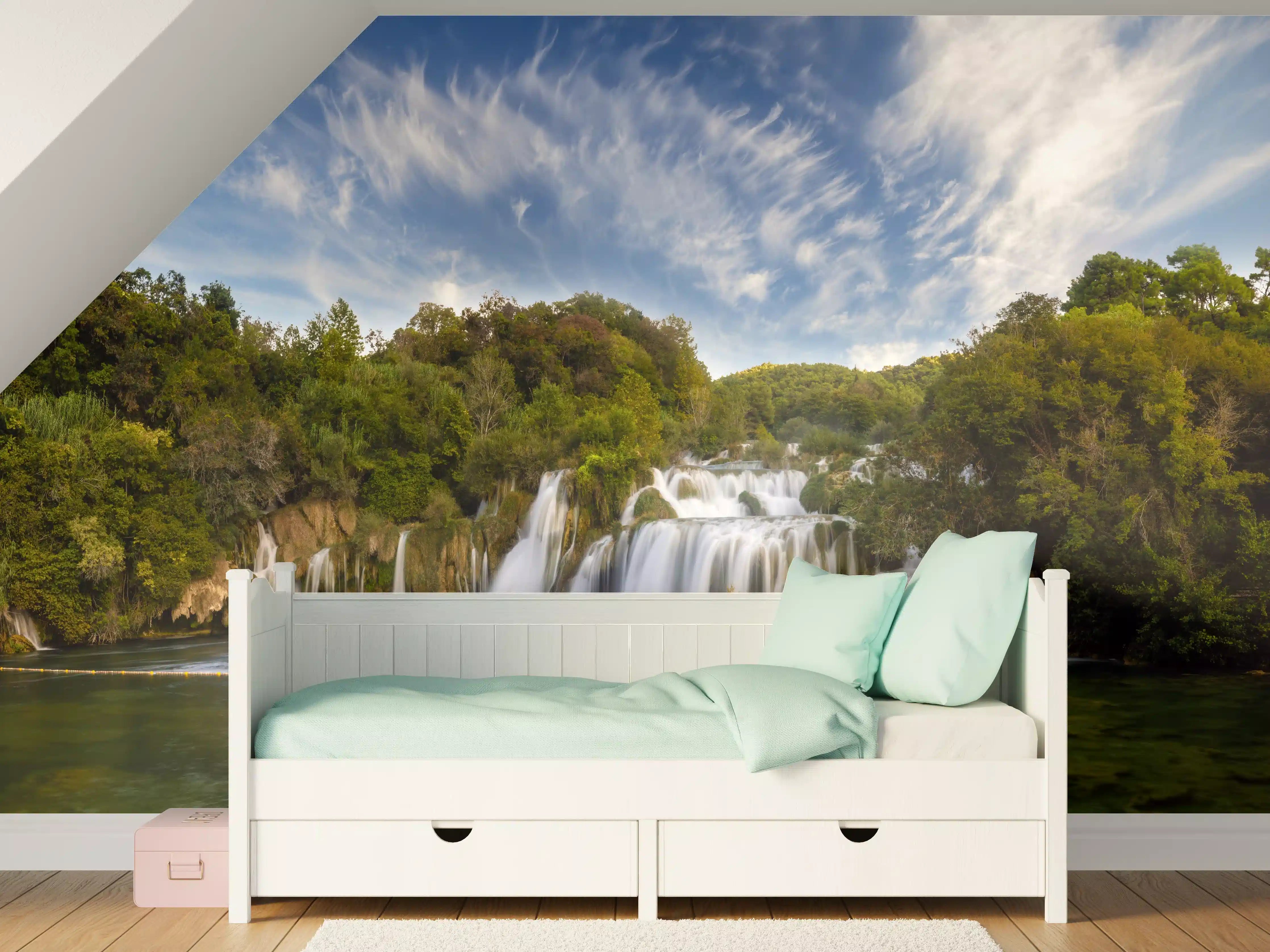Kinderzimmer Wandgestaltung - Krka-Nationalpark-Panorama