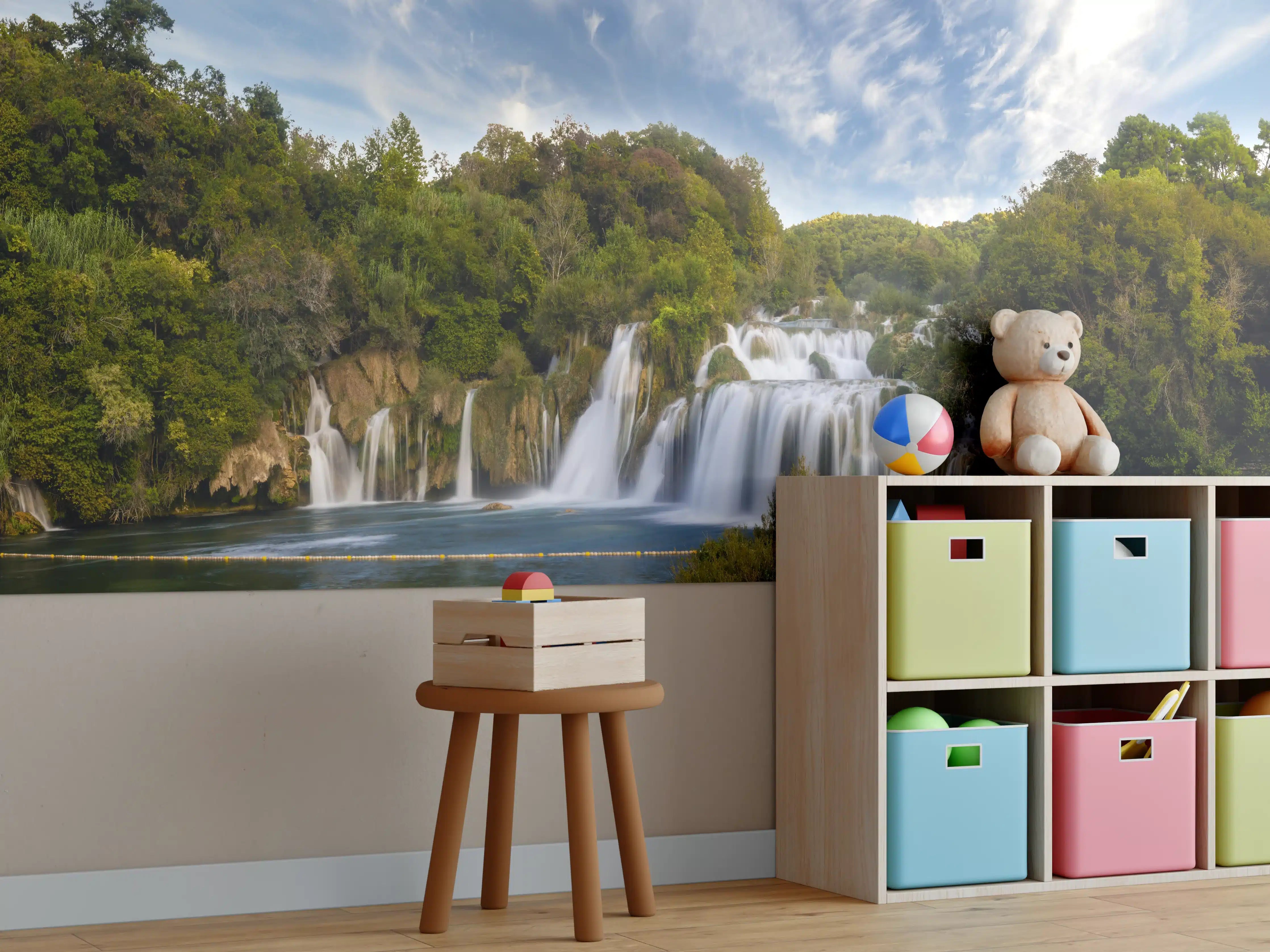 Kinderzimmer Wandgestaltung - Krka-Nationalpark-Panorama