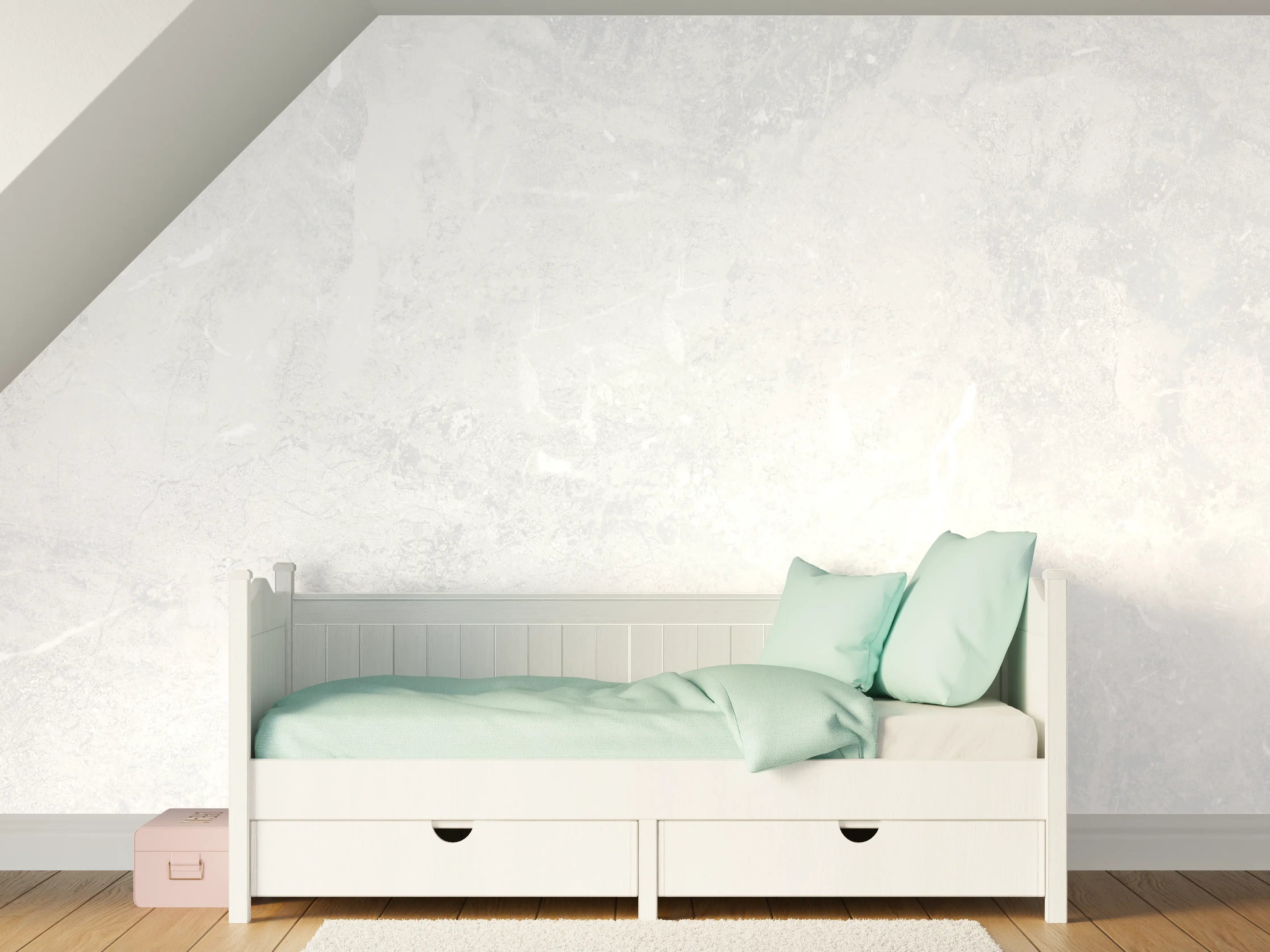 Kinderzimmer Wandgestaltung - Leichtes vintage Muster