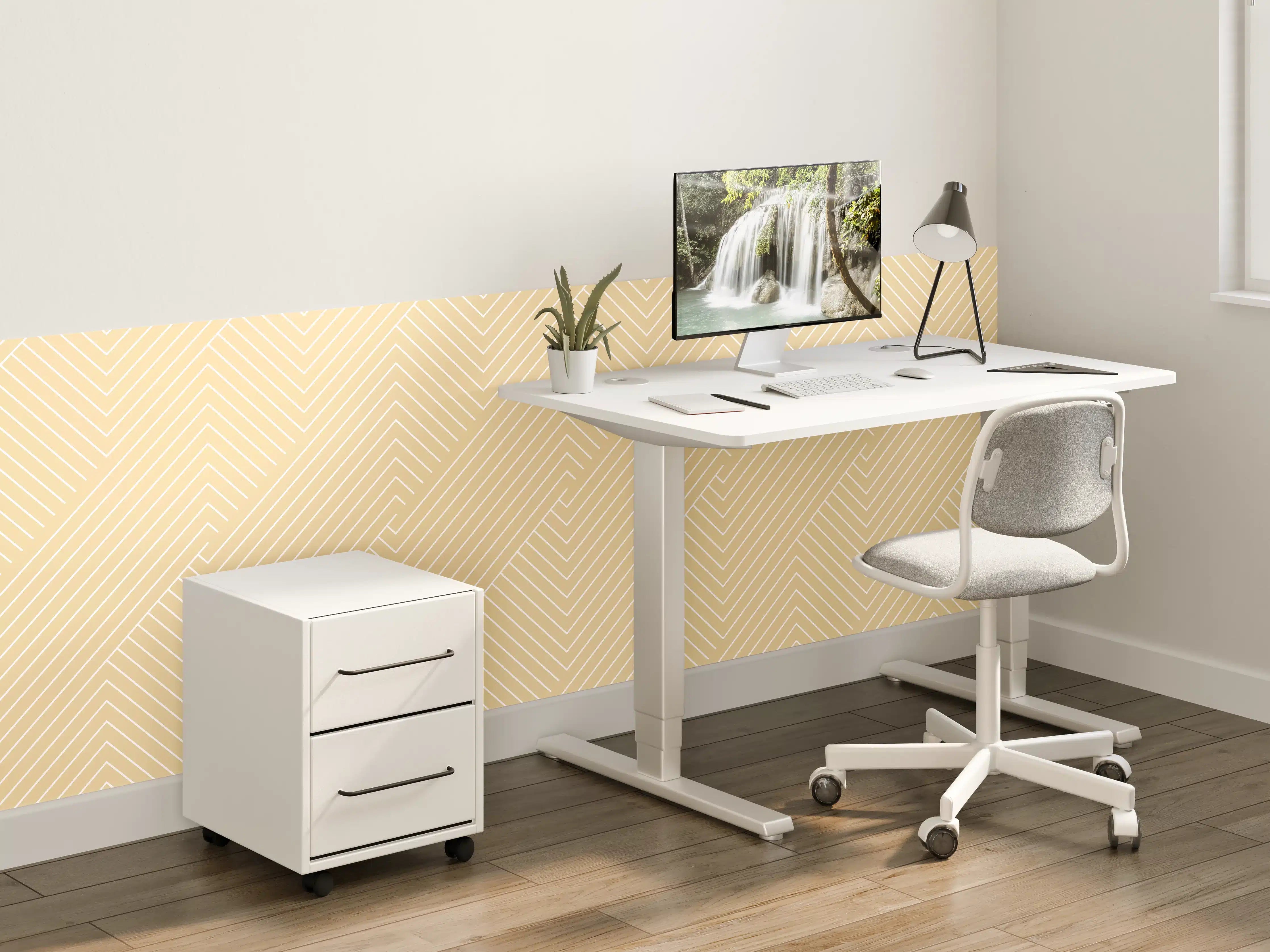 Kinderzimmer Wandgestaltung - Leuchtende Sandfarben-Textur