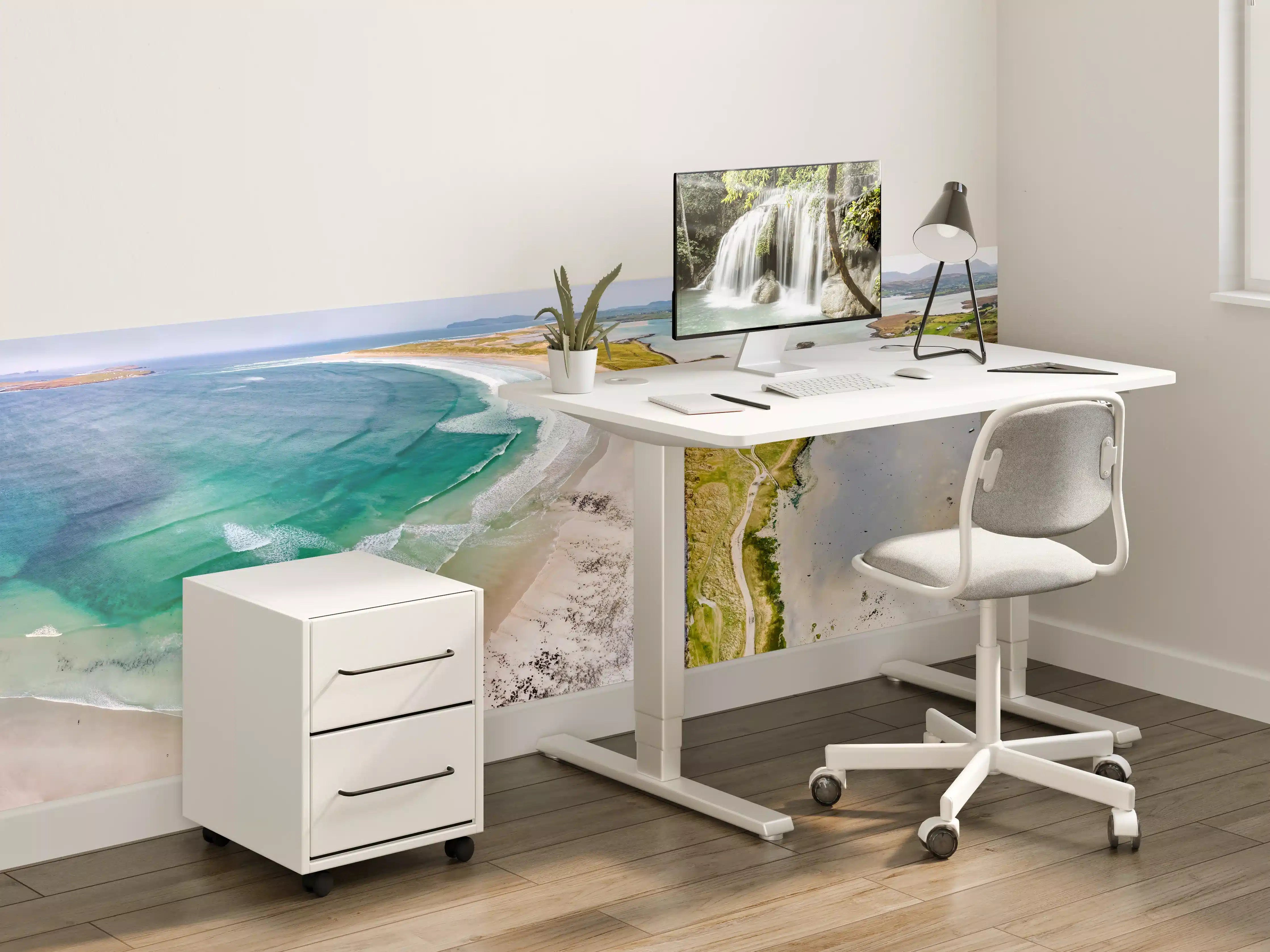 Kinderzimmer Wandgestaltung - Luftaufnahme der Küste von Magheraroarty-Irland