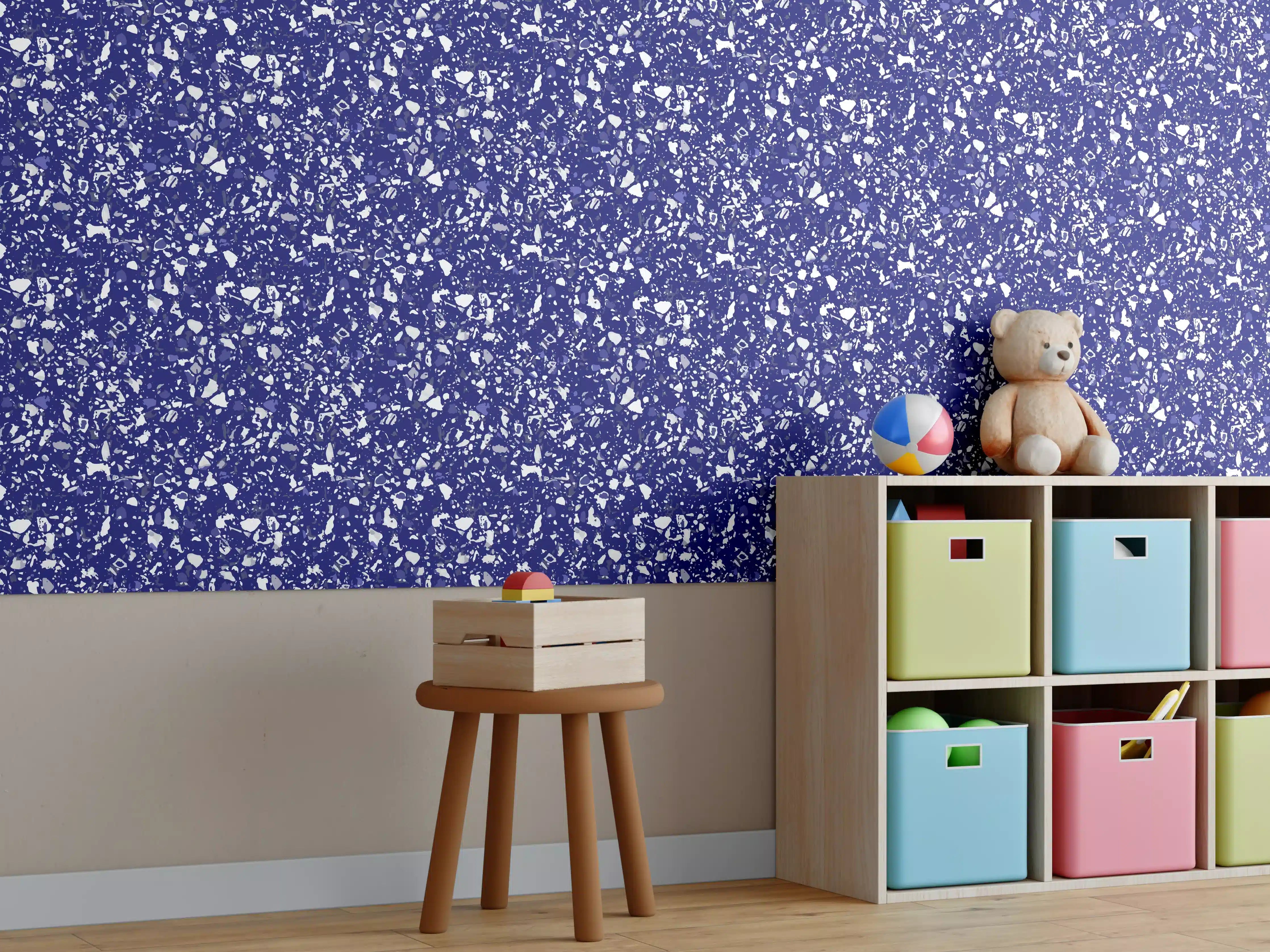 Kinderzimmer Wandgestaltung - Luxus-Blue-Terrasse-Fliesen