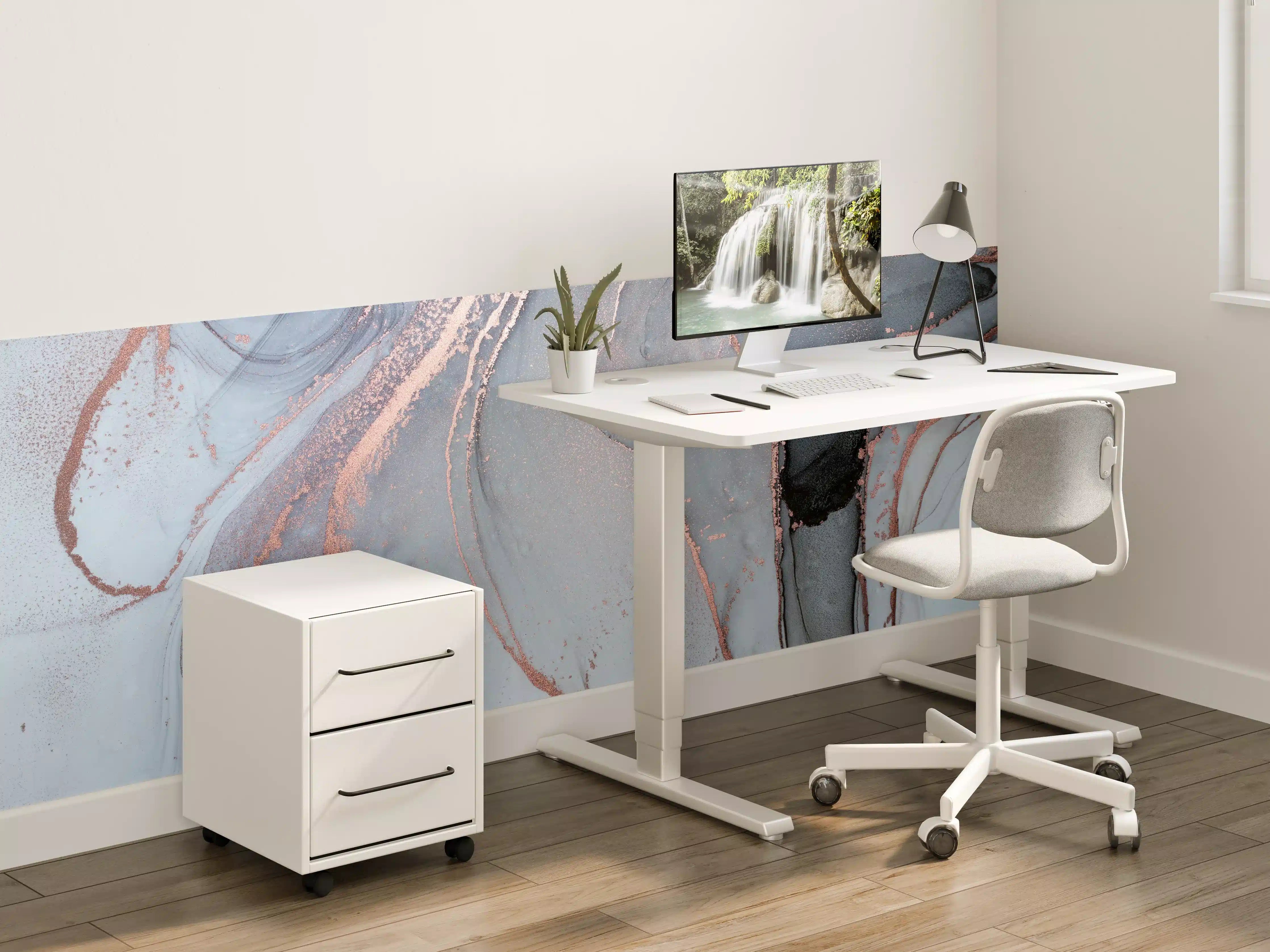 Kinderzimmer Wandgestaltung - Luxus Flüssigkunstmalerei - Alkoholtechnik