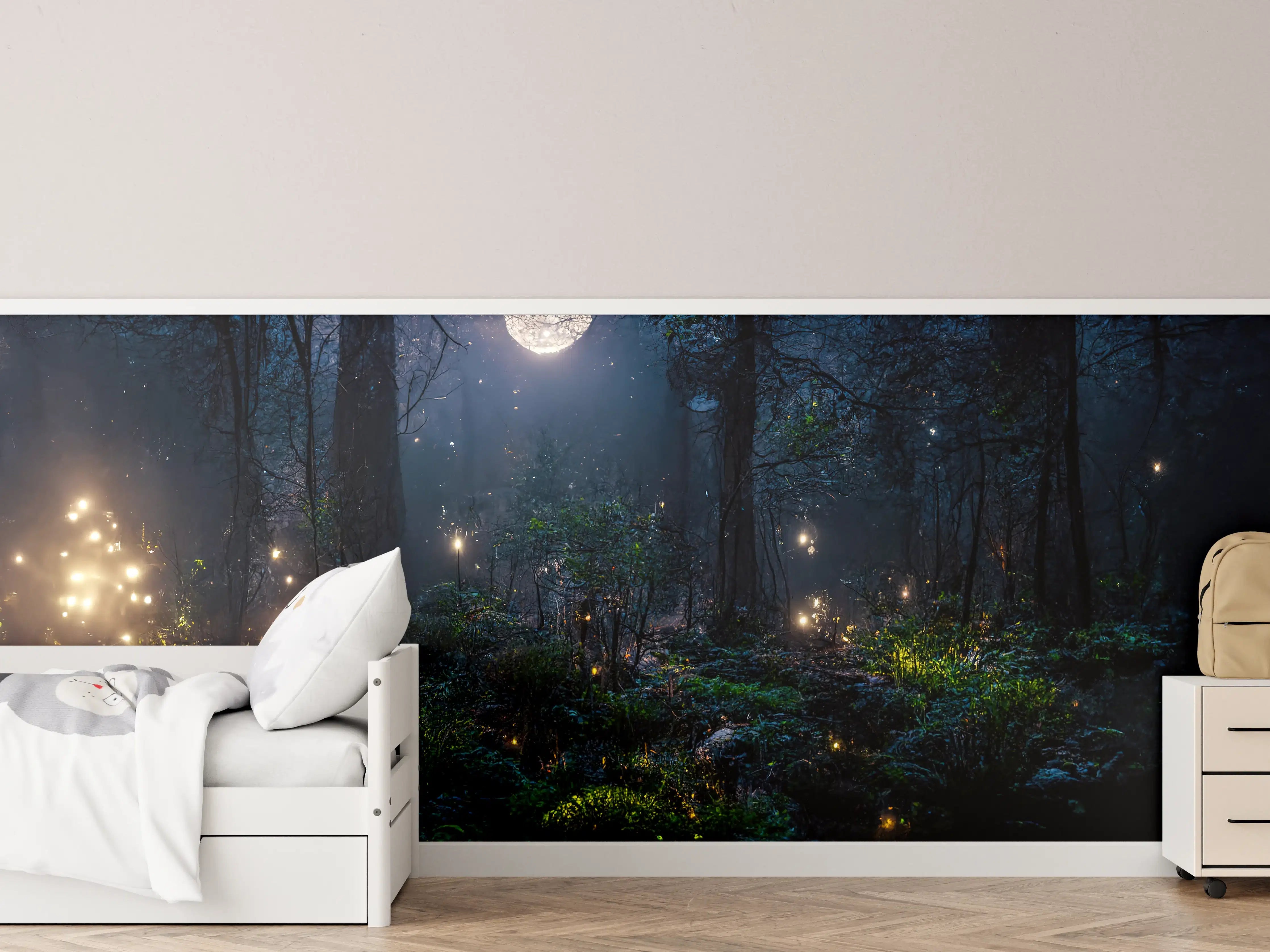 Kinderzimmer Wandgestaltung - Märchenhafter Fantasiewald