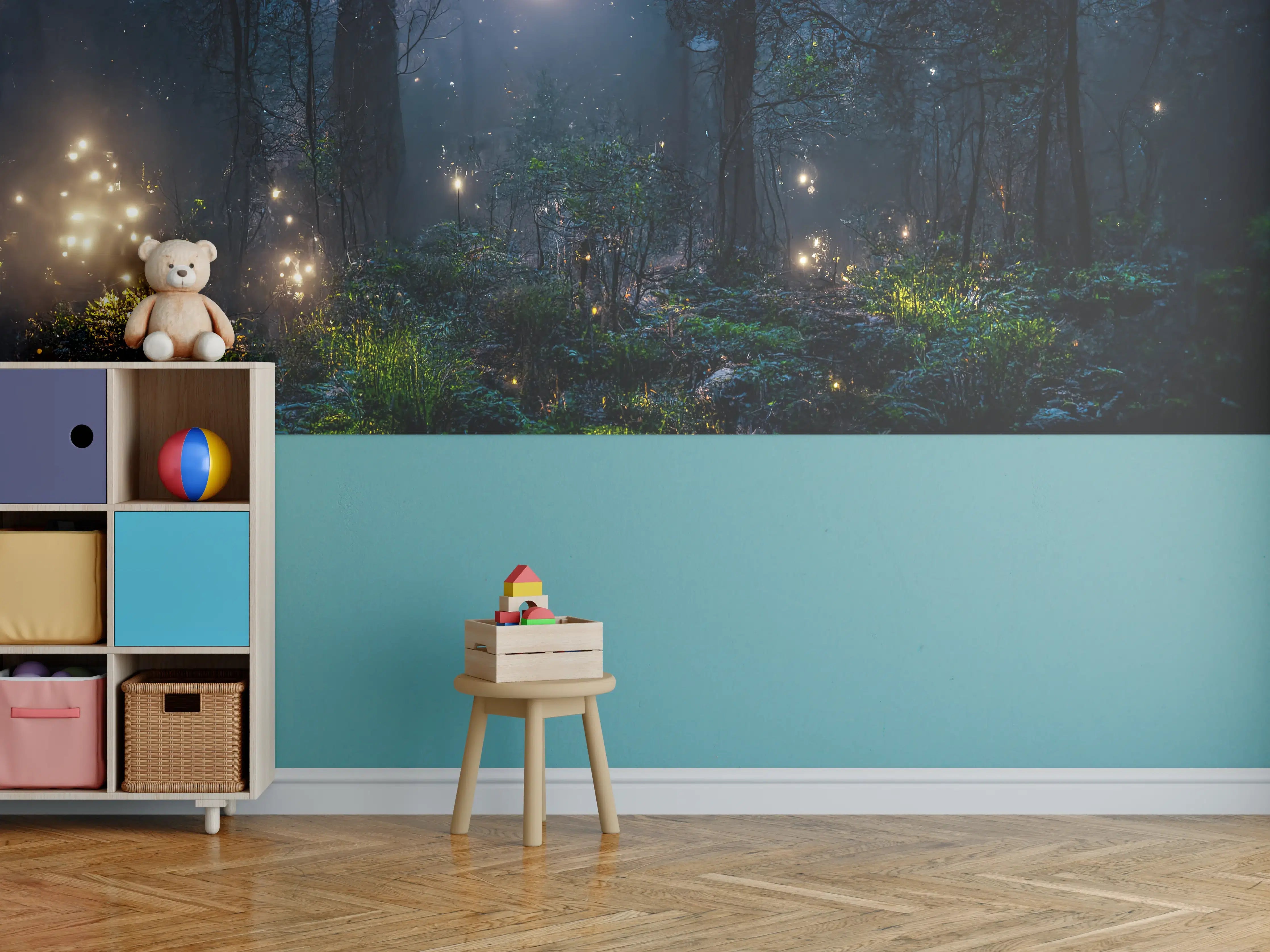 Kinderzimmer Wandgestaltung - Märchenhafter Fantasiewald