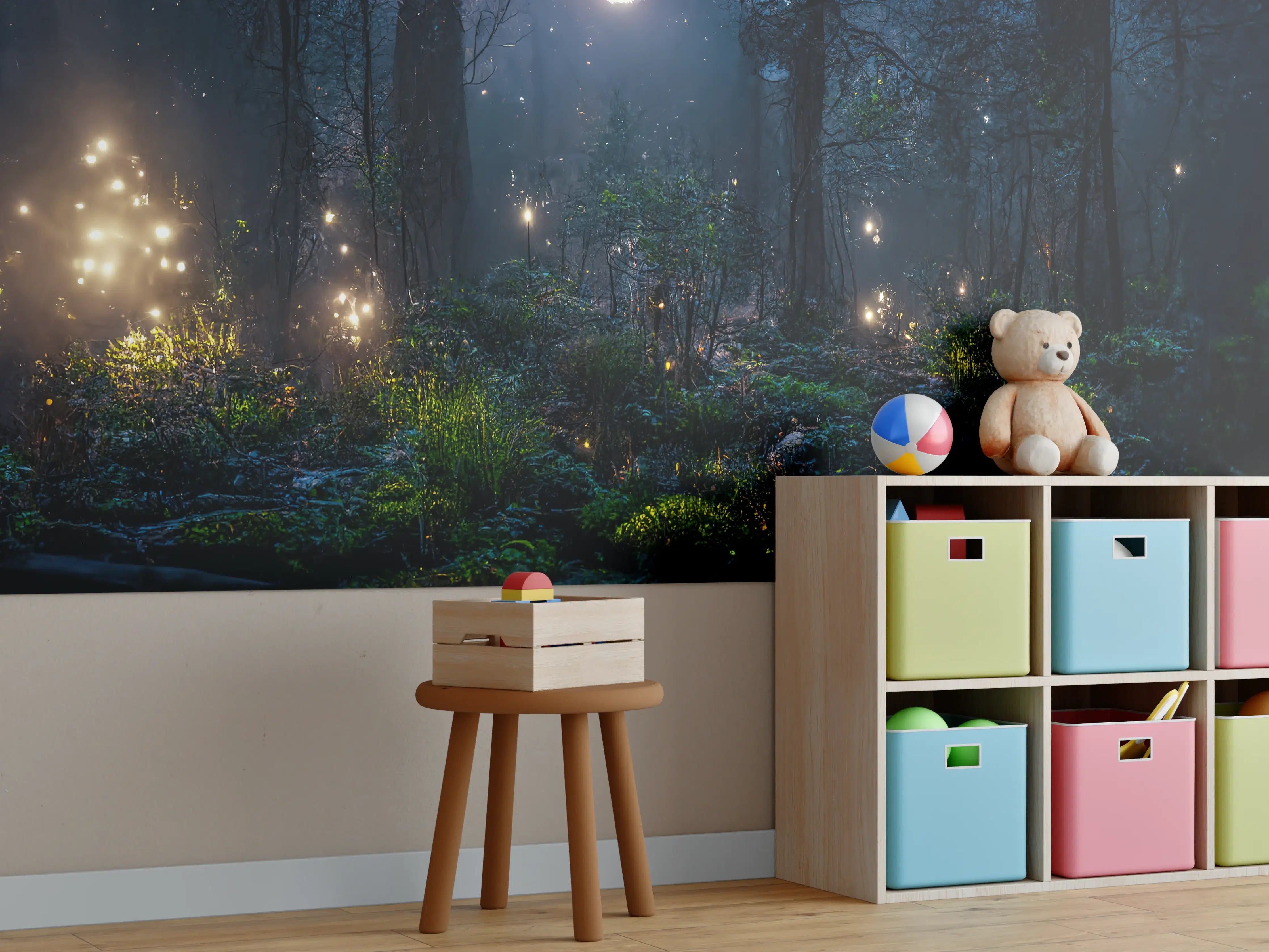 Kinderzimmer Wandgestaltung - Märchenhafter Fantasiewald