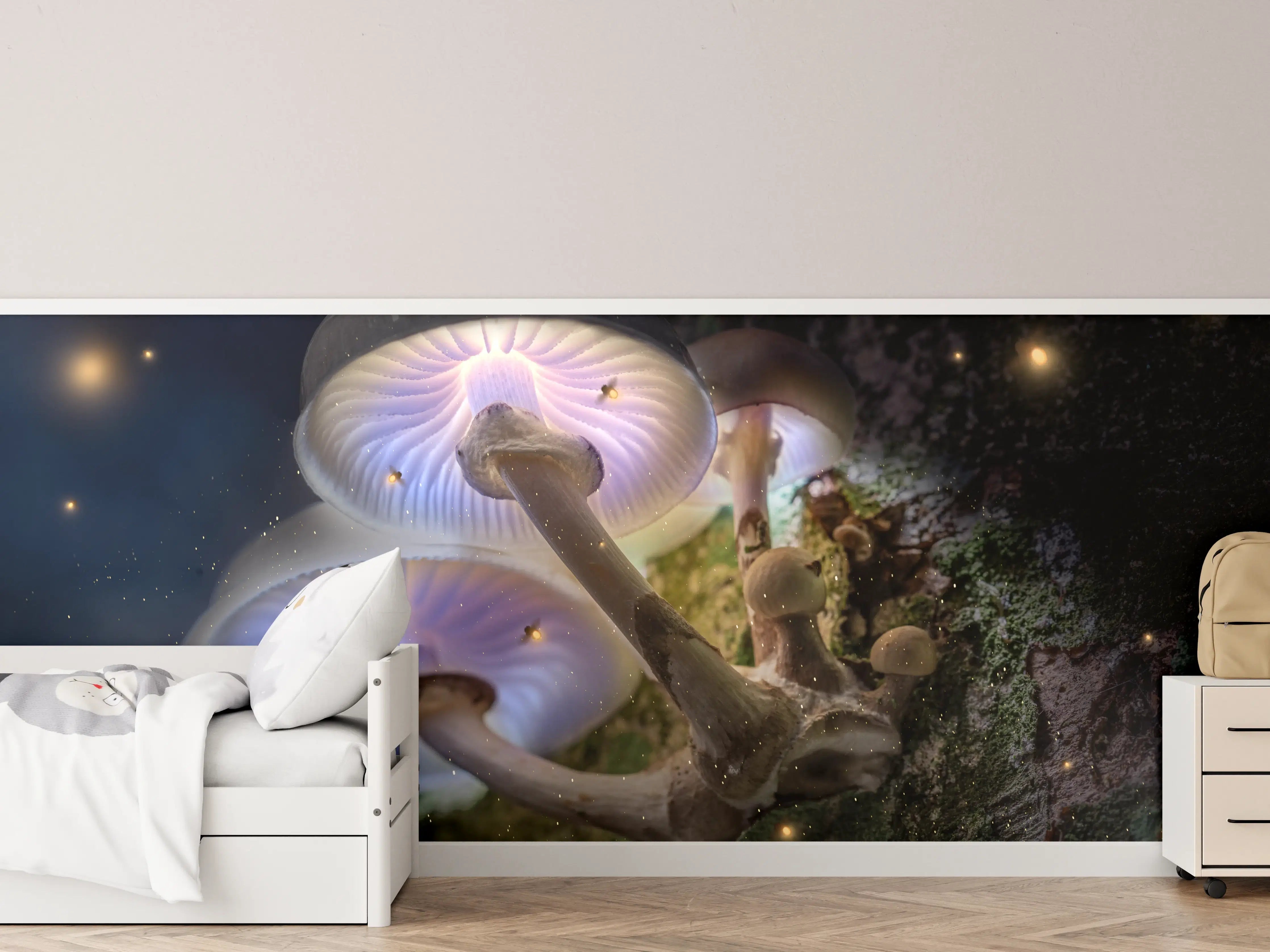 Kinderzimmer Wandgestaltung - Magischer Baumpilz