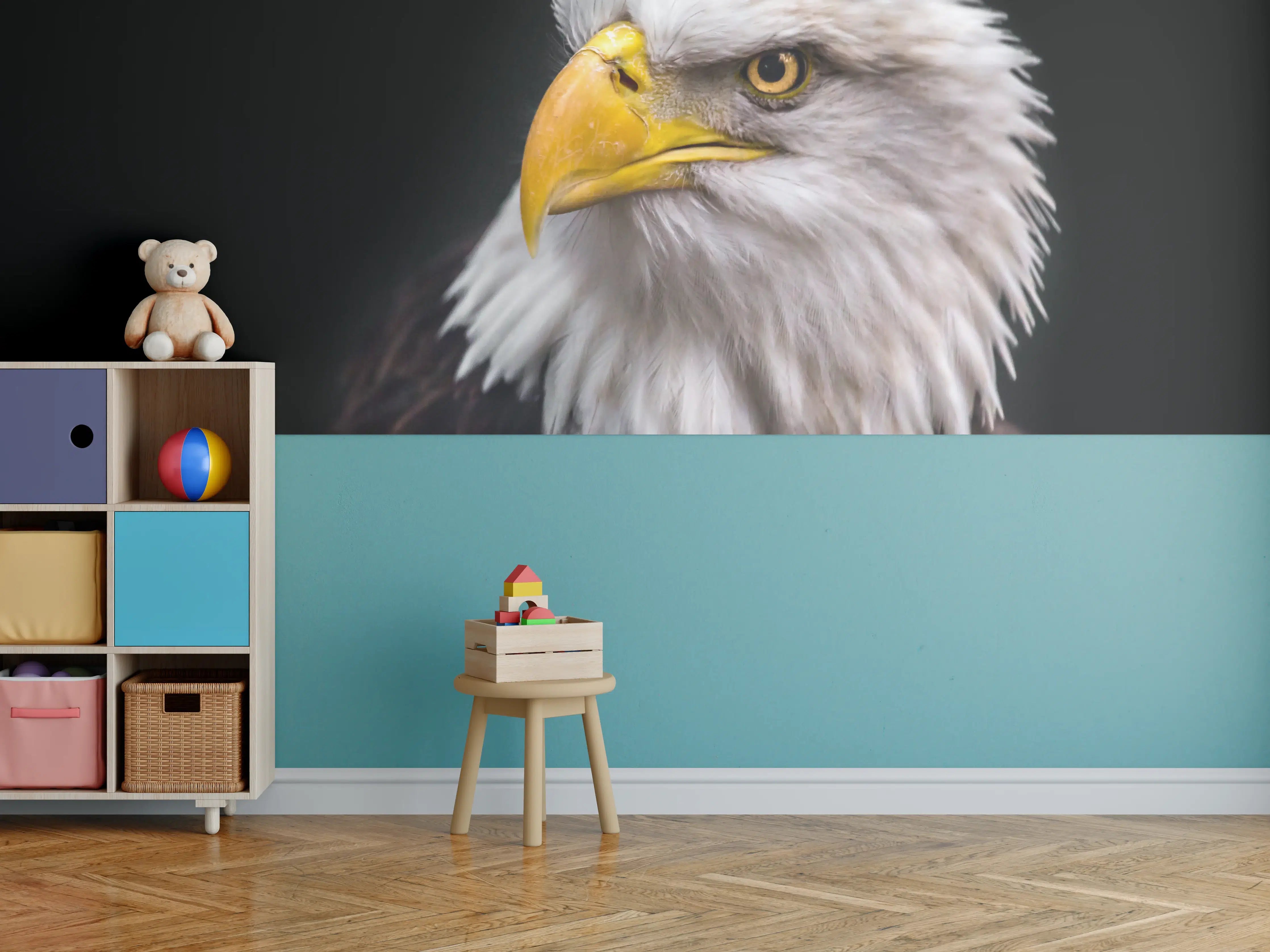 Kinderzimmer Wandgestaltung - Majestätischer Adler