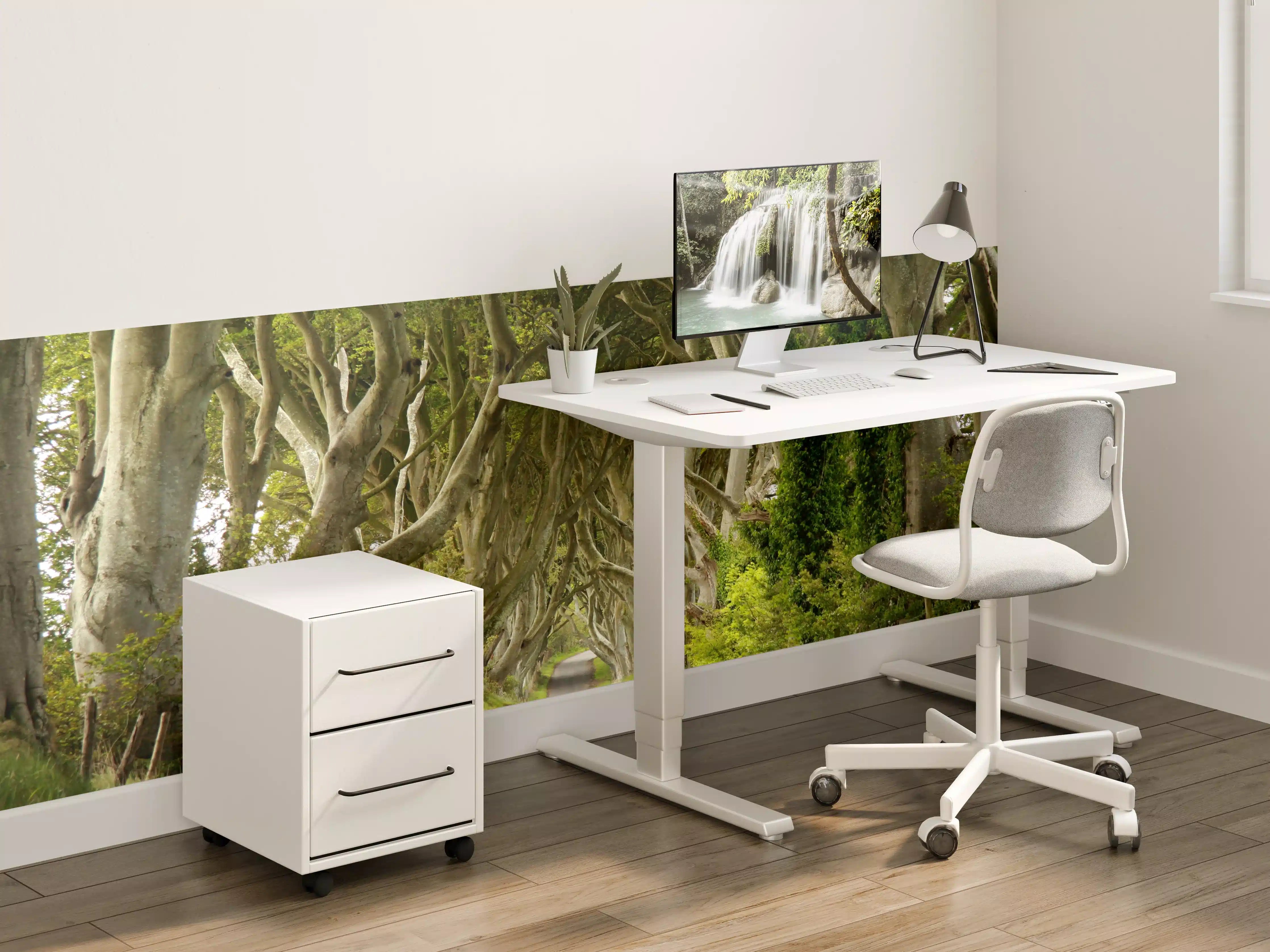 Kinderzimmer Wandgestaltung - Majestätischer Baumtunnel