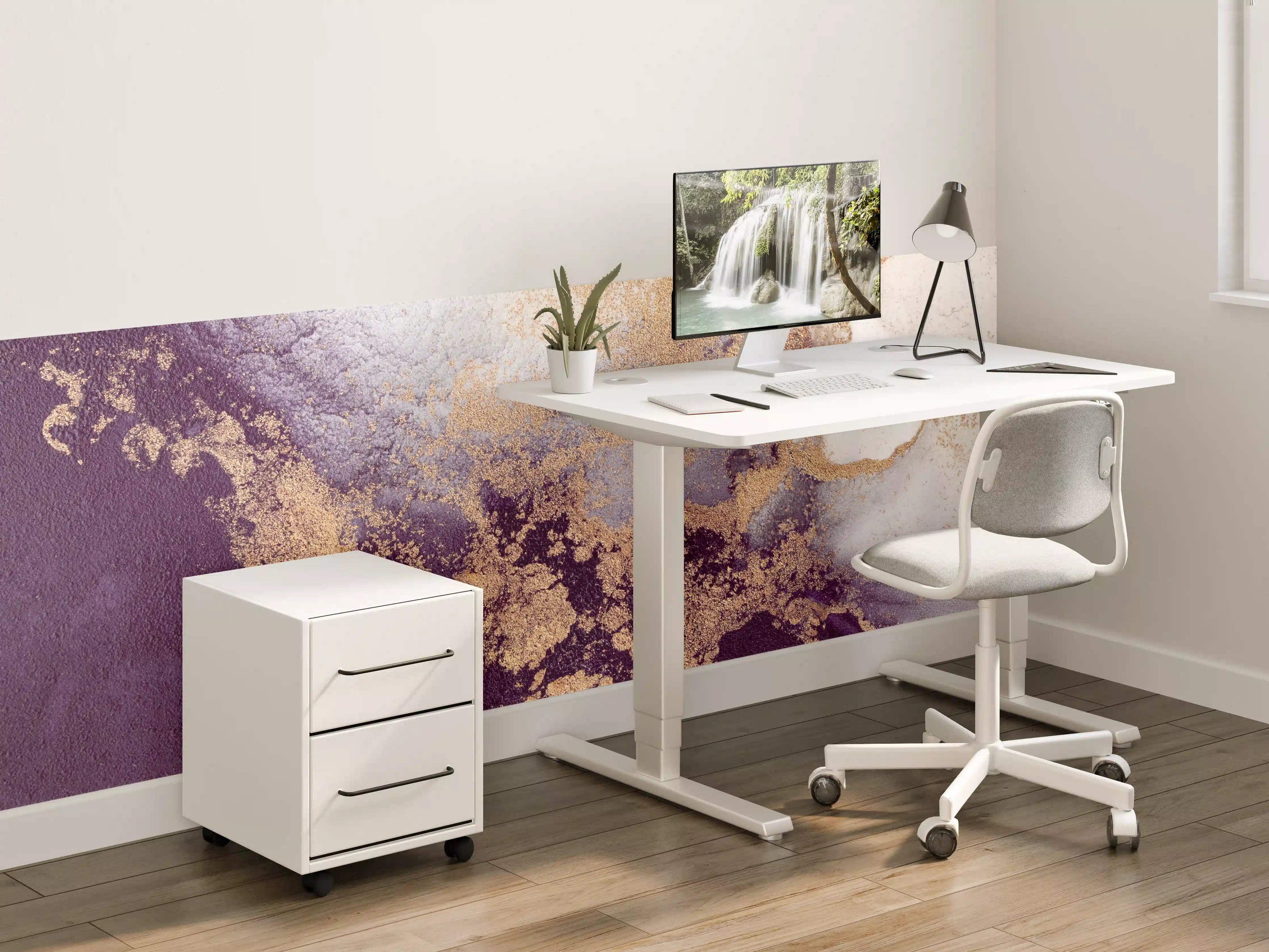 Kinderzimmer Wandgestaltung - Marmor Wand Design - Flüssigkunst