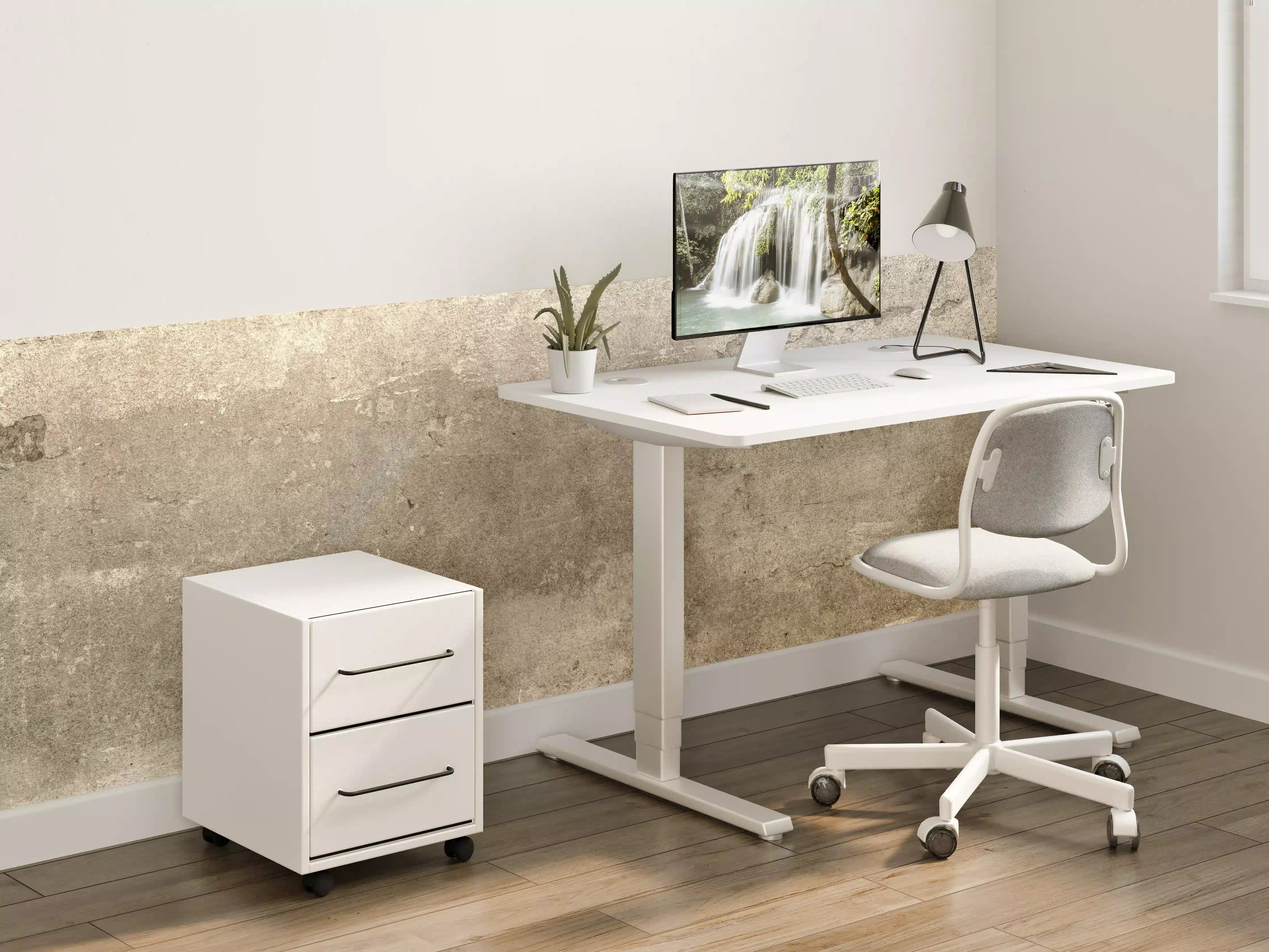 Kinderzimmer Wandgestaltung - Massiver beigefarbiger Beton