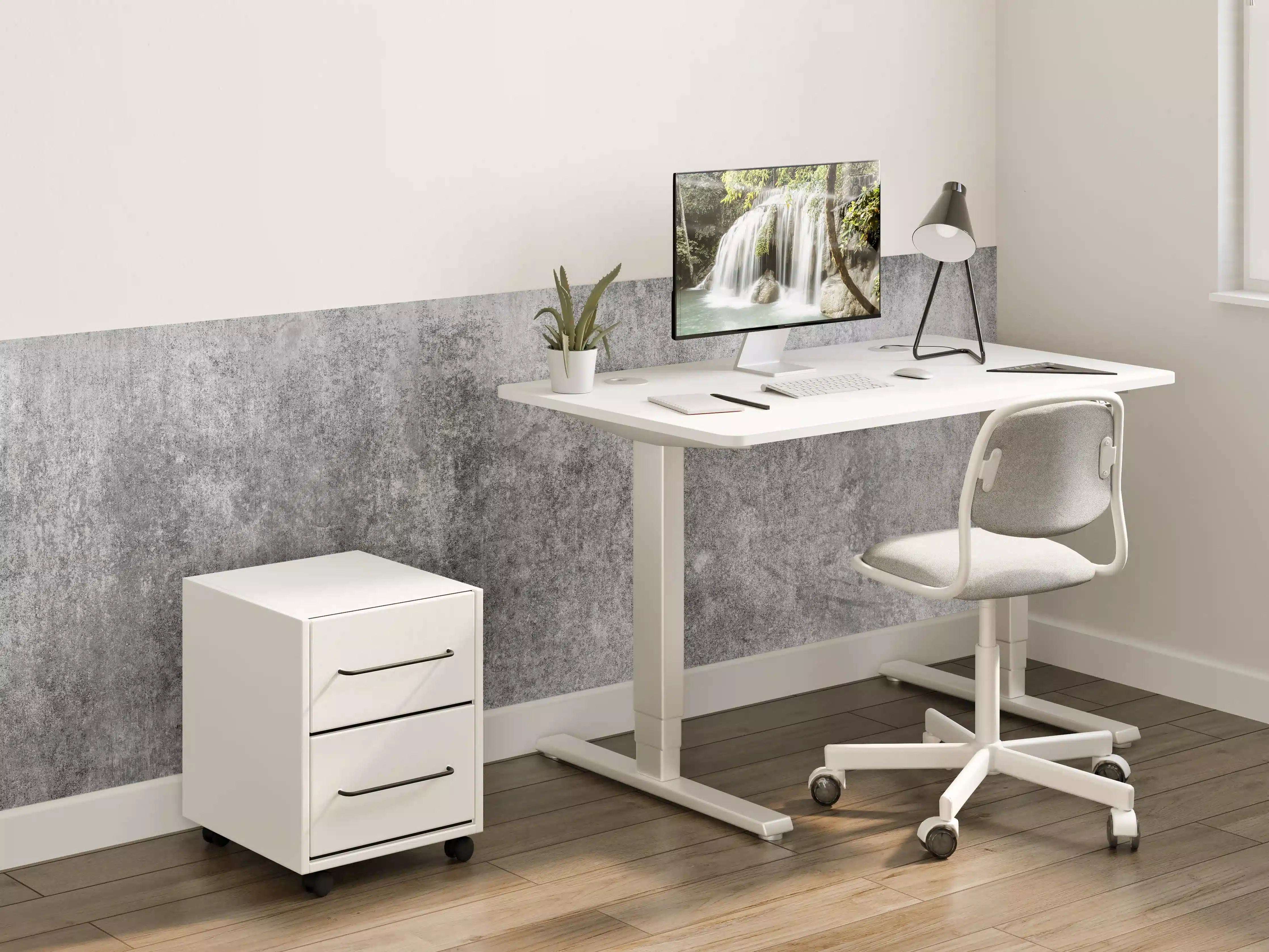 Kinderzimmer Wandgestaltung - Massiver dunkelgrauer Beton