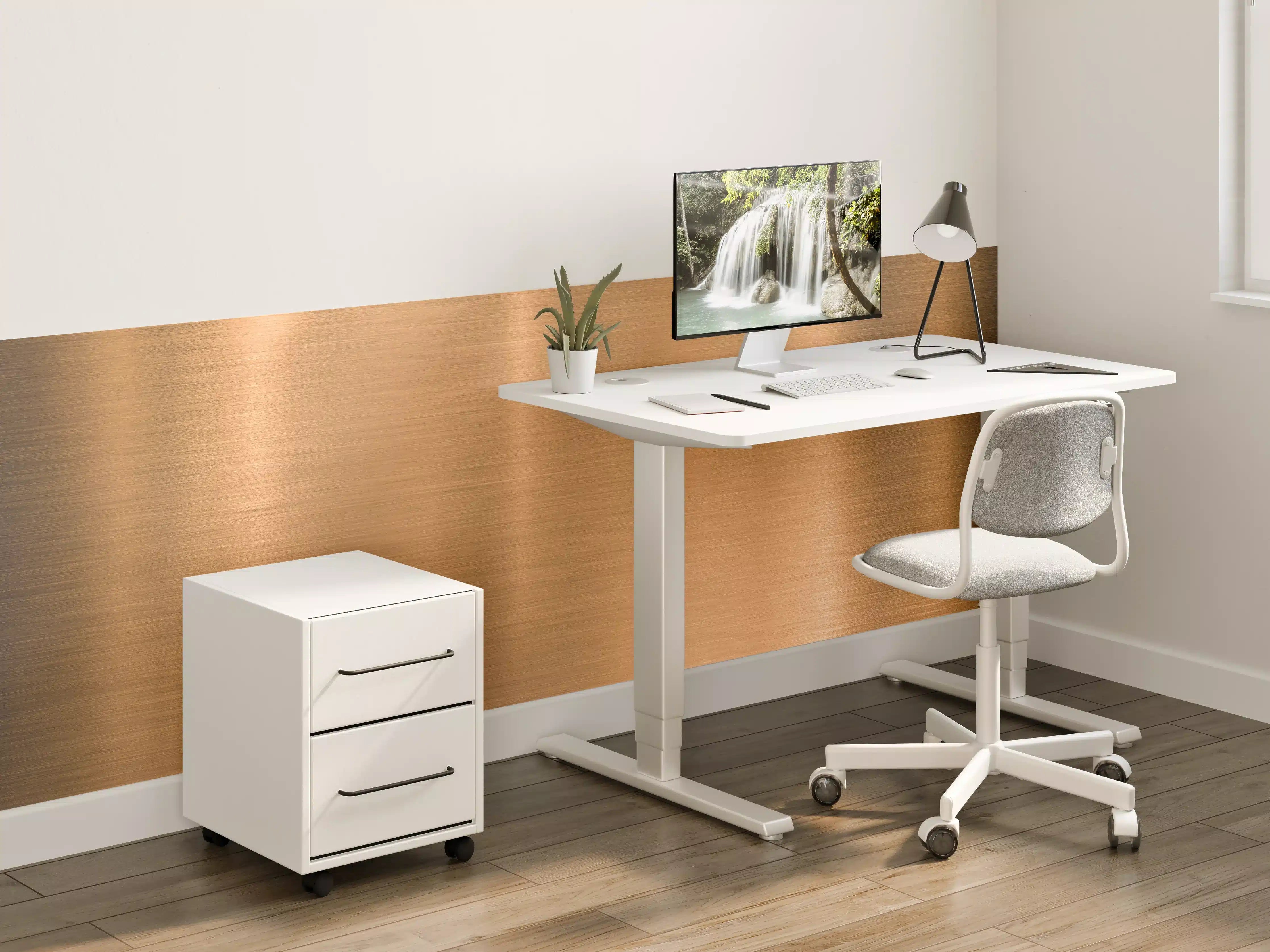 Kinderzimmer Wandgestaltung - Metallische Kupferplatte