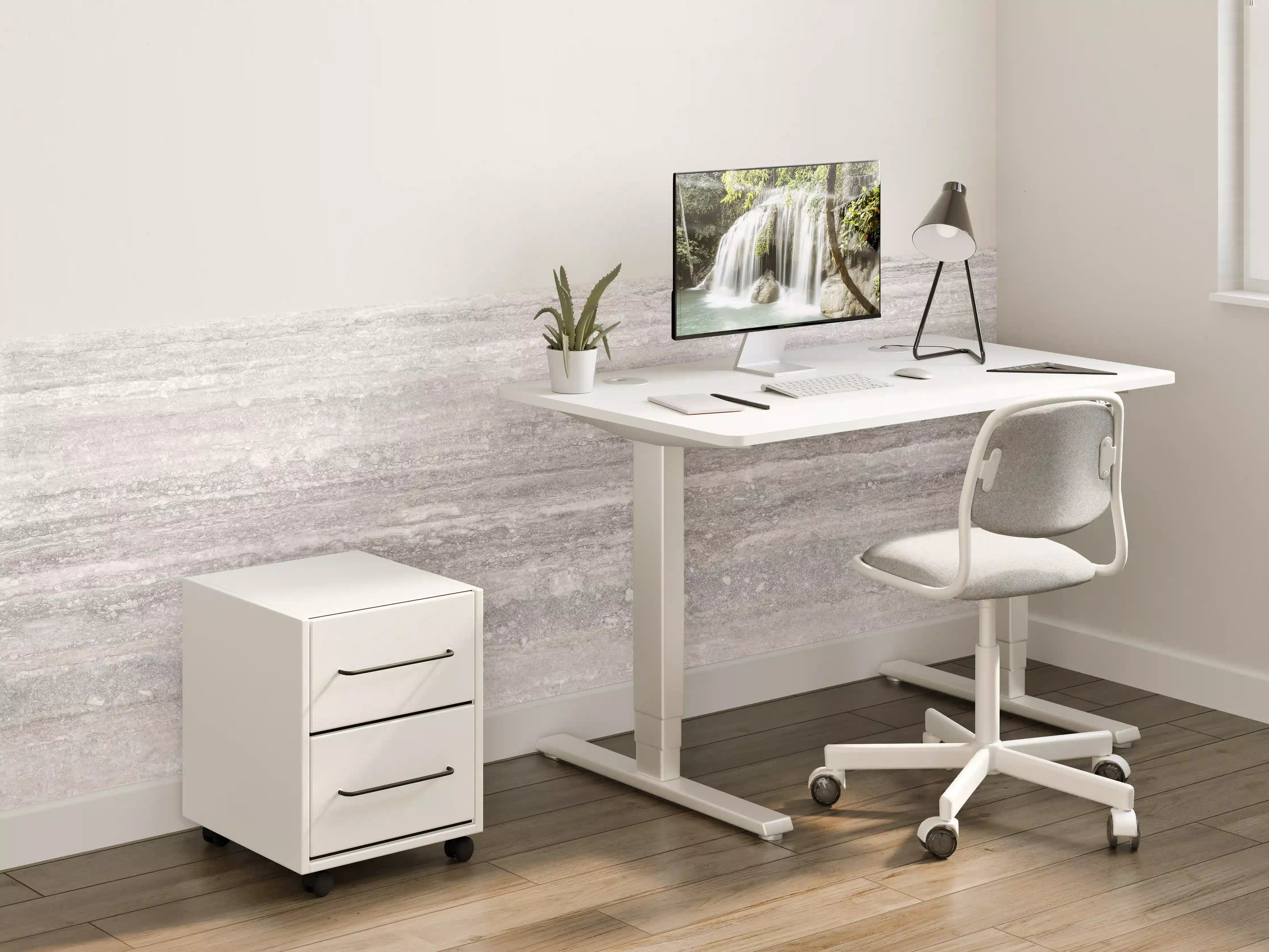 Kinderzimmer Wandgestaltung - Moderne Betonstruktur in Grau